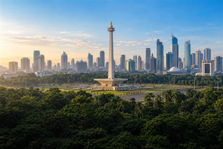 Ilustrasi wilayah Jakarta