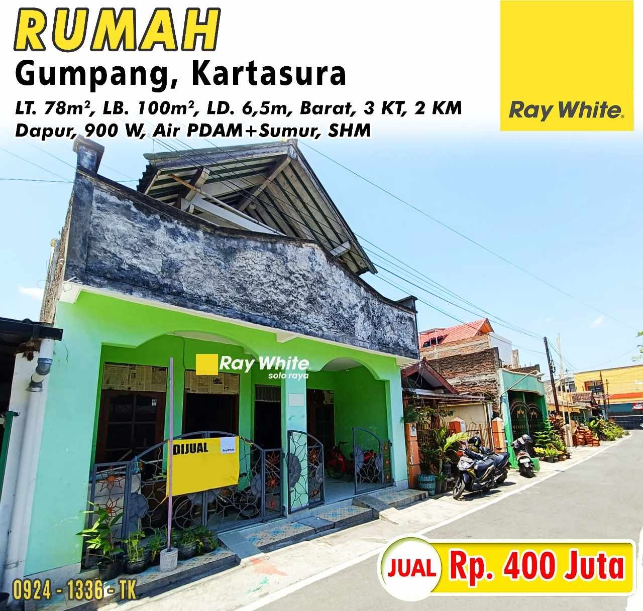 1336. TAtik-Rumah jual perum pondok baru gumpang kartasura sukoharjo. SHM 3880. Hrg 400Jt