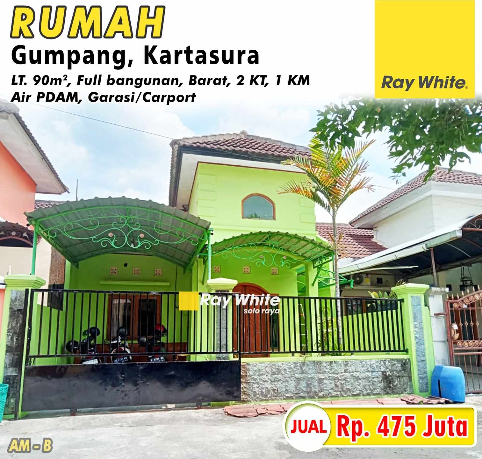 Amrih-Rumah gumpang kartasura sukoharjo. Hrg 475Jt. Grade B (pra listing)