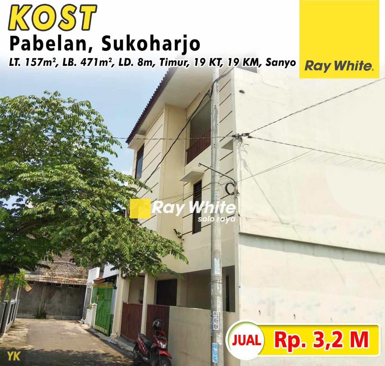 Yanik-Kost jual mendungan pabelan sukoharjo. Hrg 3,2M (pra listing)