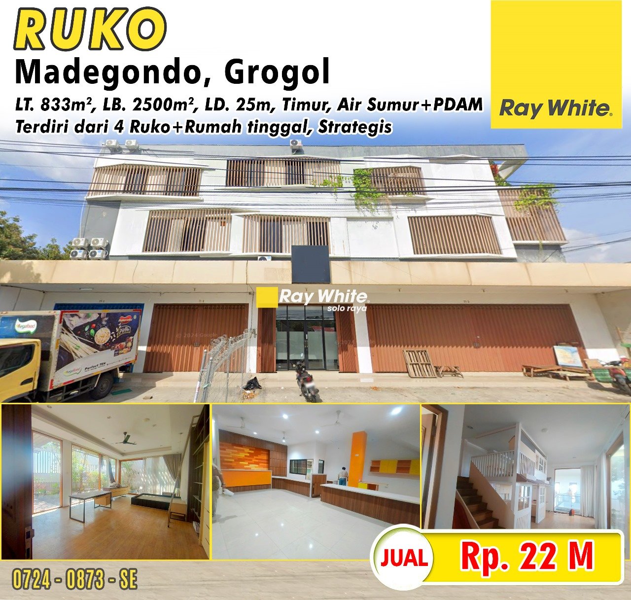 0873.Searle-Ruko jual jl. raya grogol madegondo grogol sukoharjo. HRg 22M (pra listing)