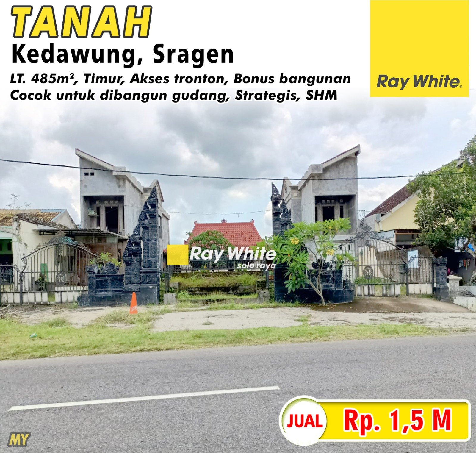 Myra-Tanah kedawung sragen wonokerso kedawung sragen. SHM 1528,29. Hrg 1,5M
