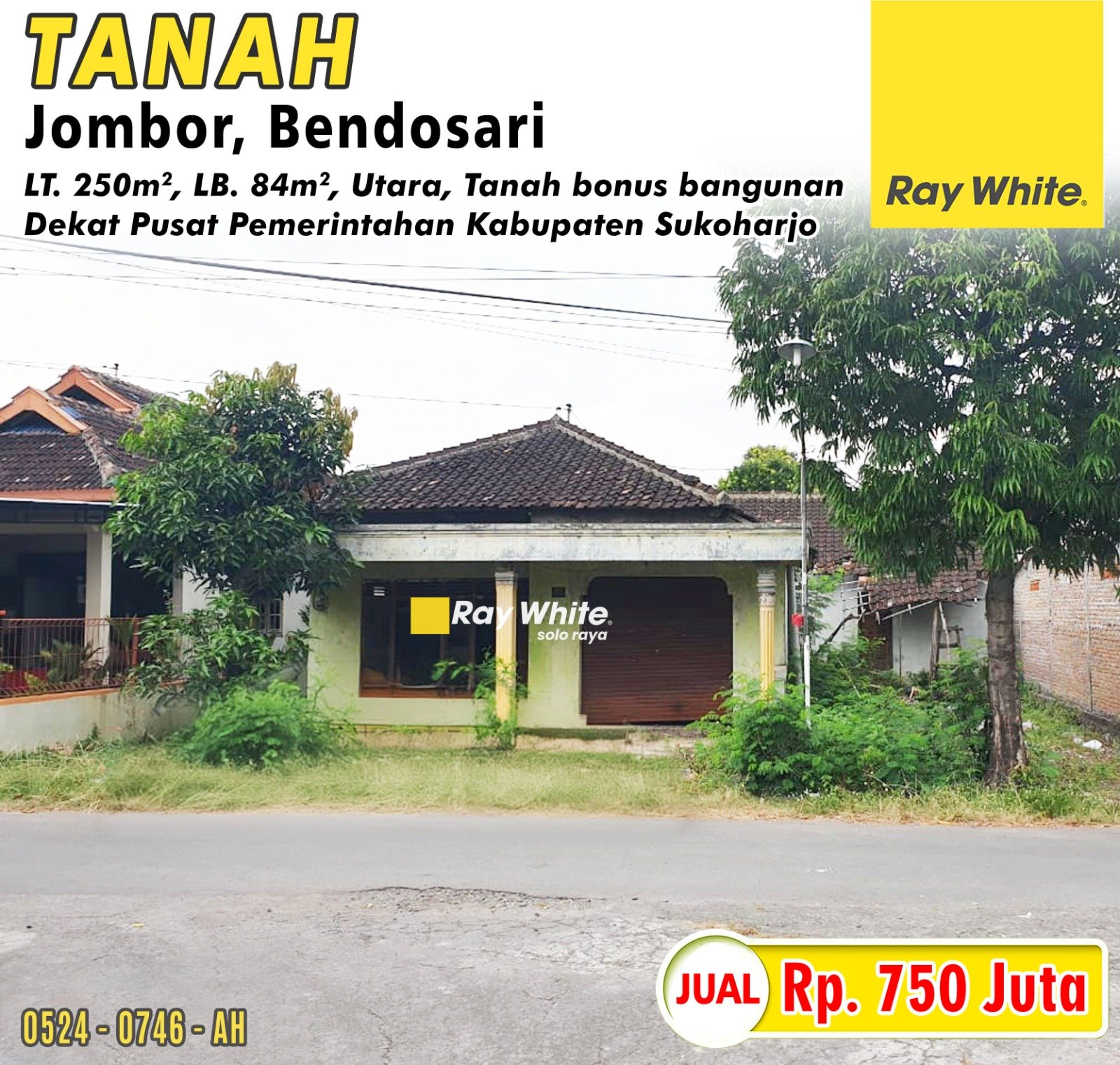 0746.Agus Hariadi-Tanah jual jl. banjaran jombor bendosari sukoharjo. Hrg 750Jt (pra listing)