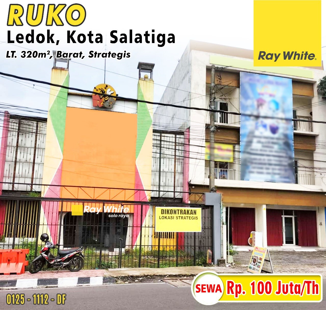 1112. Defri-Ruko sewa jl. semarang-surakarta ledok kota salatiga salatiga. HRg 100Jt per th (pra listing)