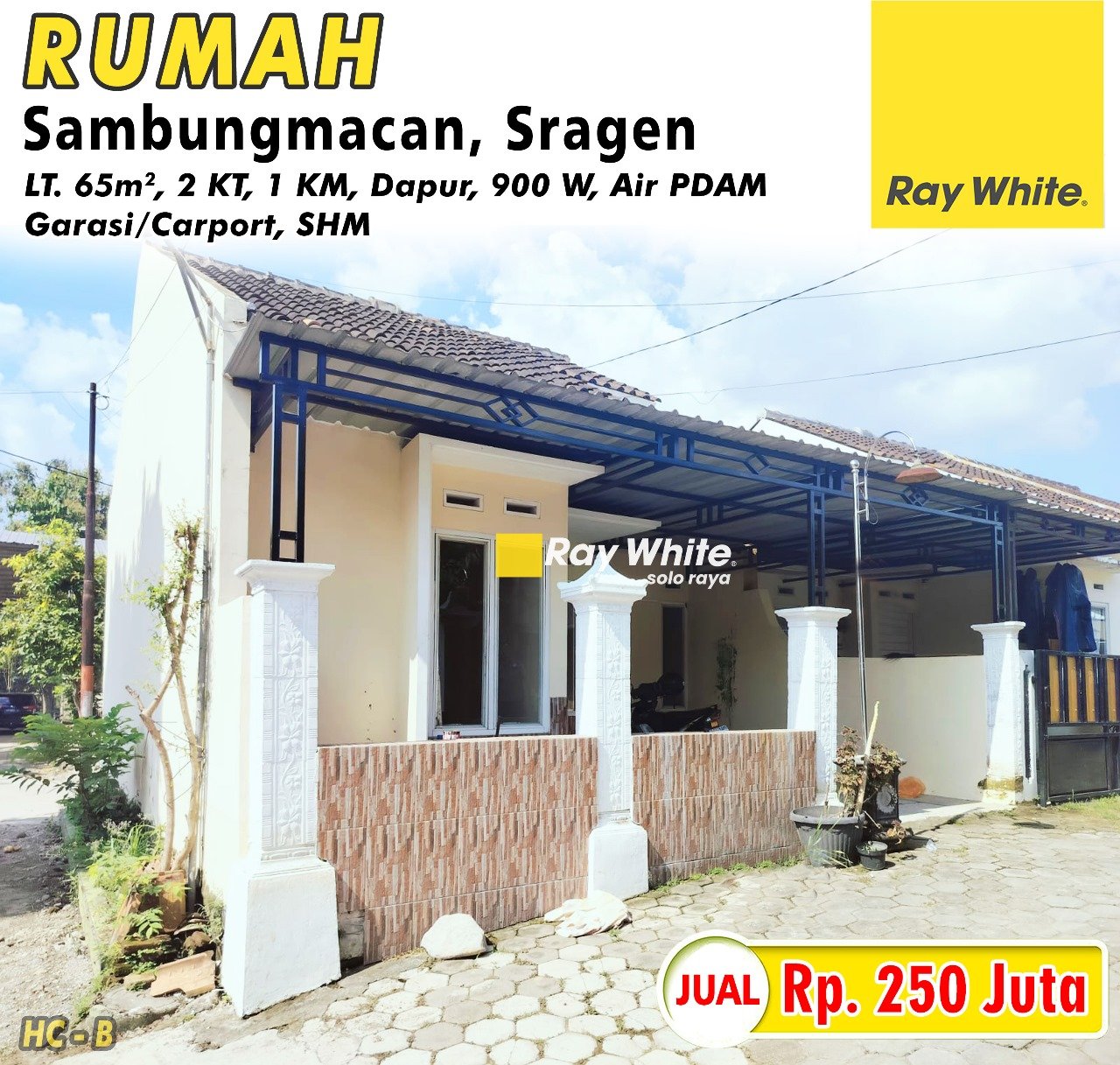 Hari CS-Rumah jual lemahbang sambungmacan sragen. HRg 250Jt. GRade B (pra listing)