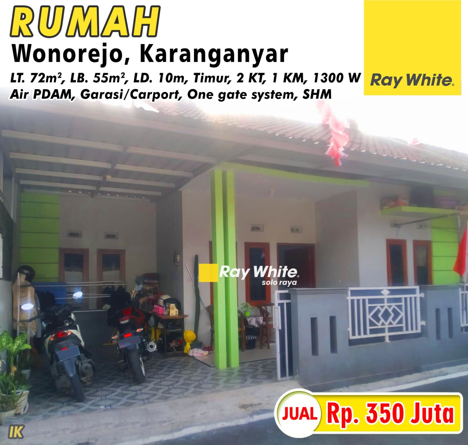 Ika-Rumah jual perum sabian sanggrahan wonorejo gondangrejo karanganyar. Hrg 350Jt (pra listing)