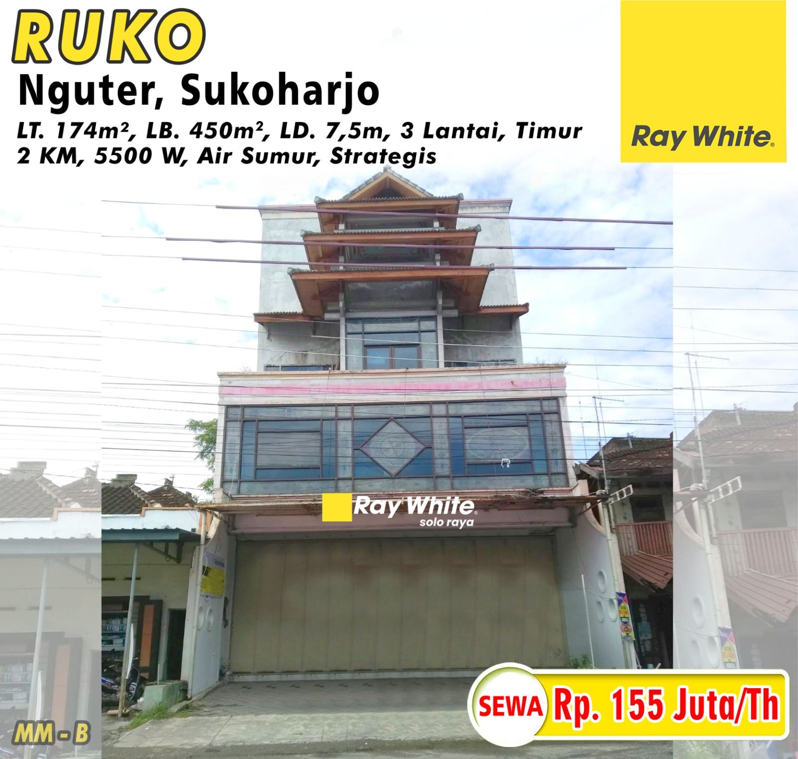 Meme-Ruko sewa nguter sukoharjo. hrg 350jt per th turun jadi 200jt per th turun jadi 155Jt per th