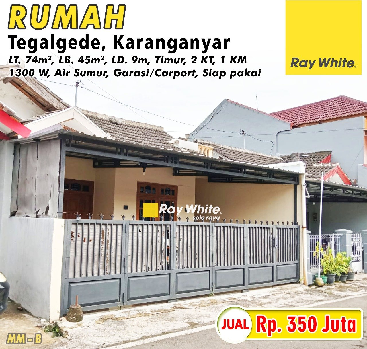 Meme-Rumah jual perum jati tegalgede karanganyar. Hrg 350Jt. Grade B (pra listing)