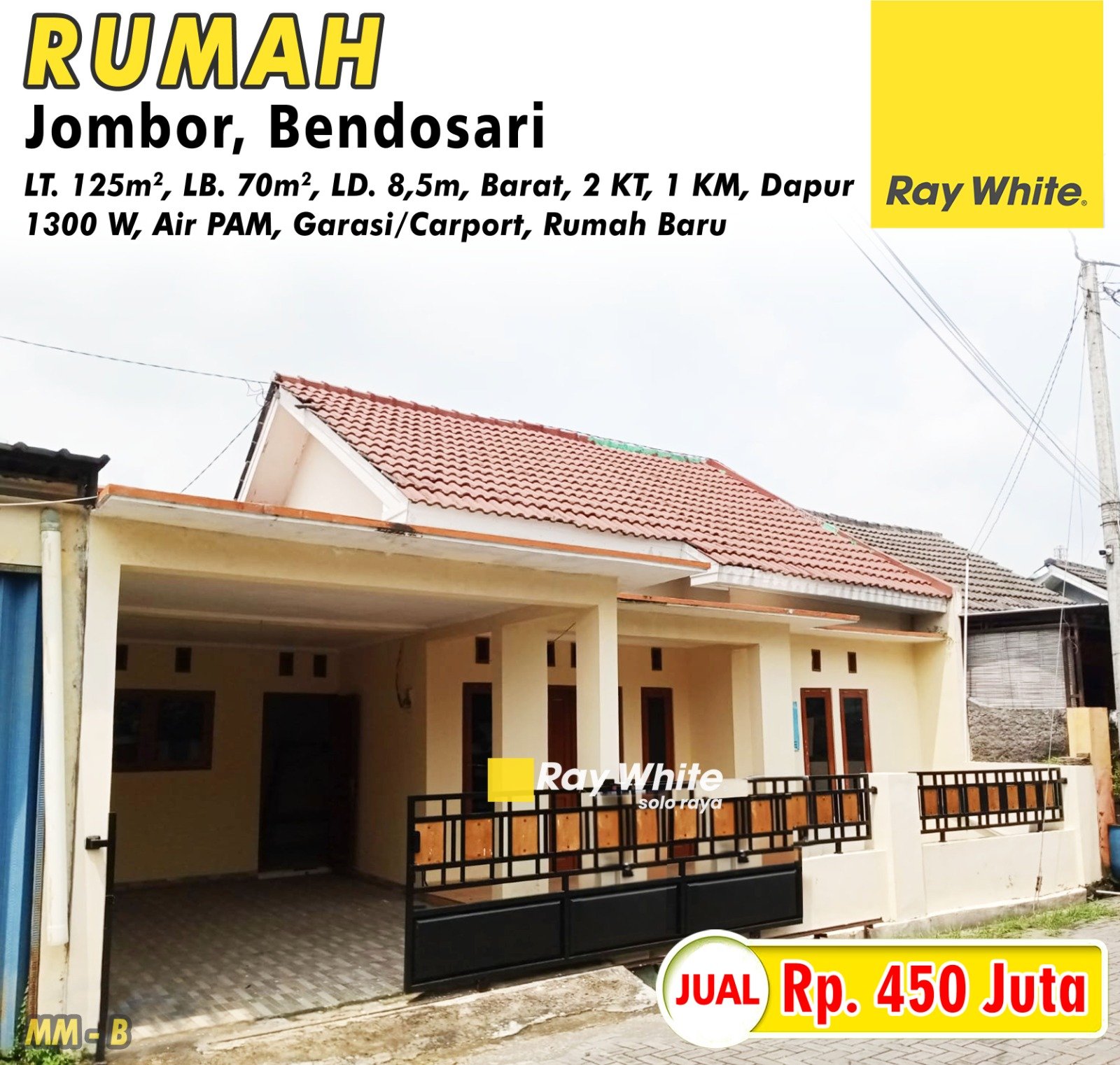 Meme-Rumah jual perum permata jombor bendosari sukoharjo. SHM 6041. Hrg 450Jt. Grade B