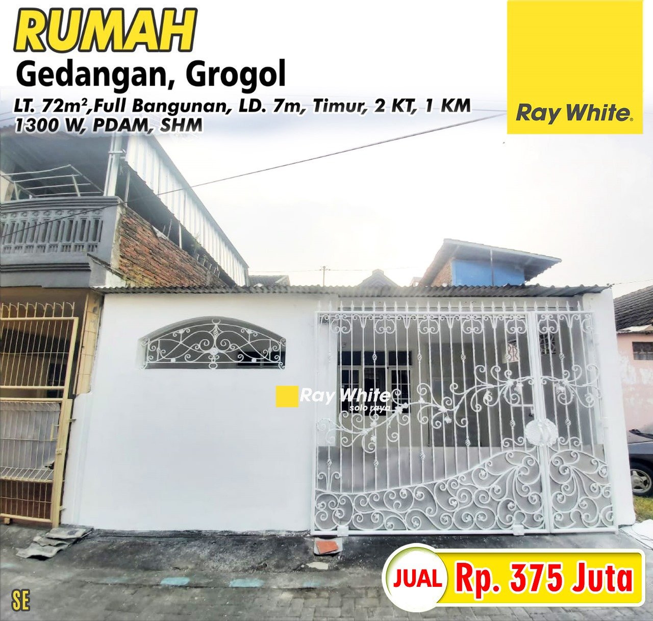 SeaRle-Rumah jual sektor 10 solobaru gedangan grogol sukoharjo. SHM 3465. Hrg 425Jt turun jd 375Jt