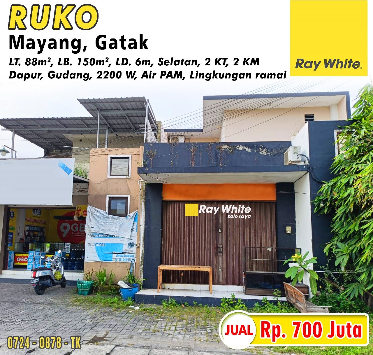 0878. Tatik-Ruko jual perum solo valley gentan mayang gatak sukoharjo. Hrg 700Jt (pra listing)
