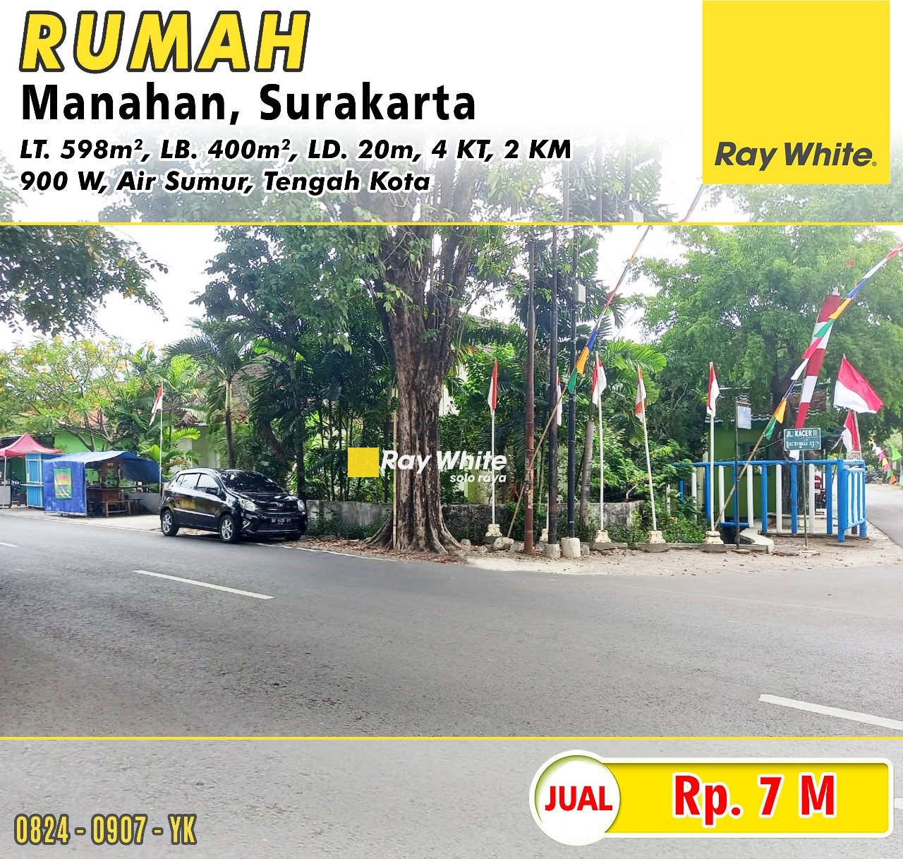 0907. Yanik-Rumah jual manahan banjarsari surakarta. HRg 7M (pra listing)