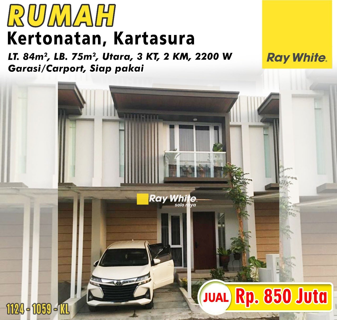 1059. Kurniadi-Rumah jual permata park view kertonatan kartasura sukoharjo. HRg 850Jt (pra listing)