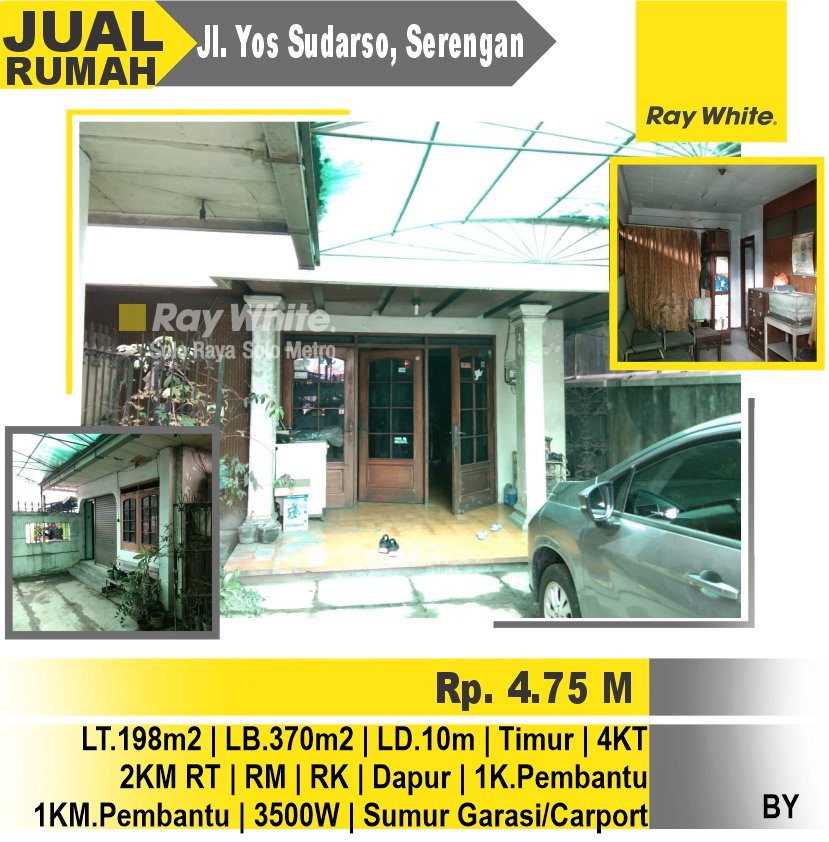 Bayu-Rumah jual jl yos sudarso serengan surakarta. Hrg 4,75M
