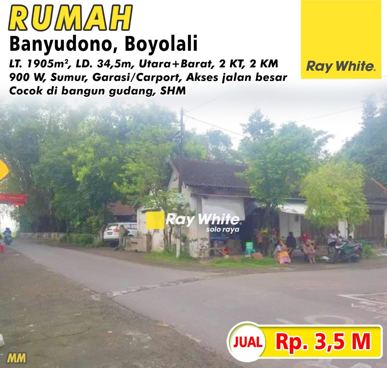 Meme-Rumah jual jl. ampel jembungan banyudono boyolali. SHM 1457. HRg 3,5M