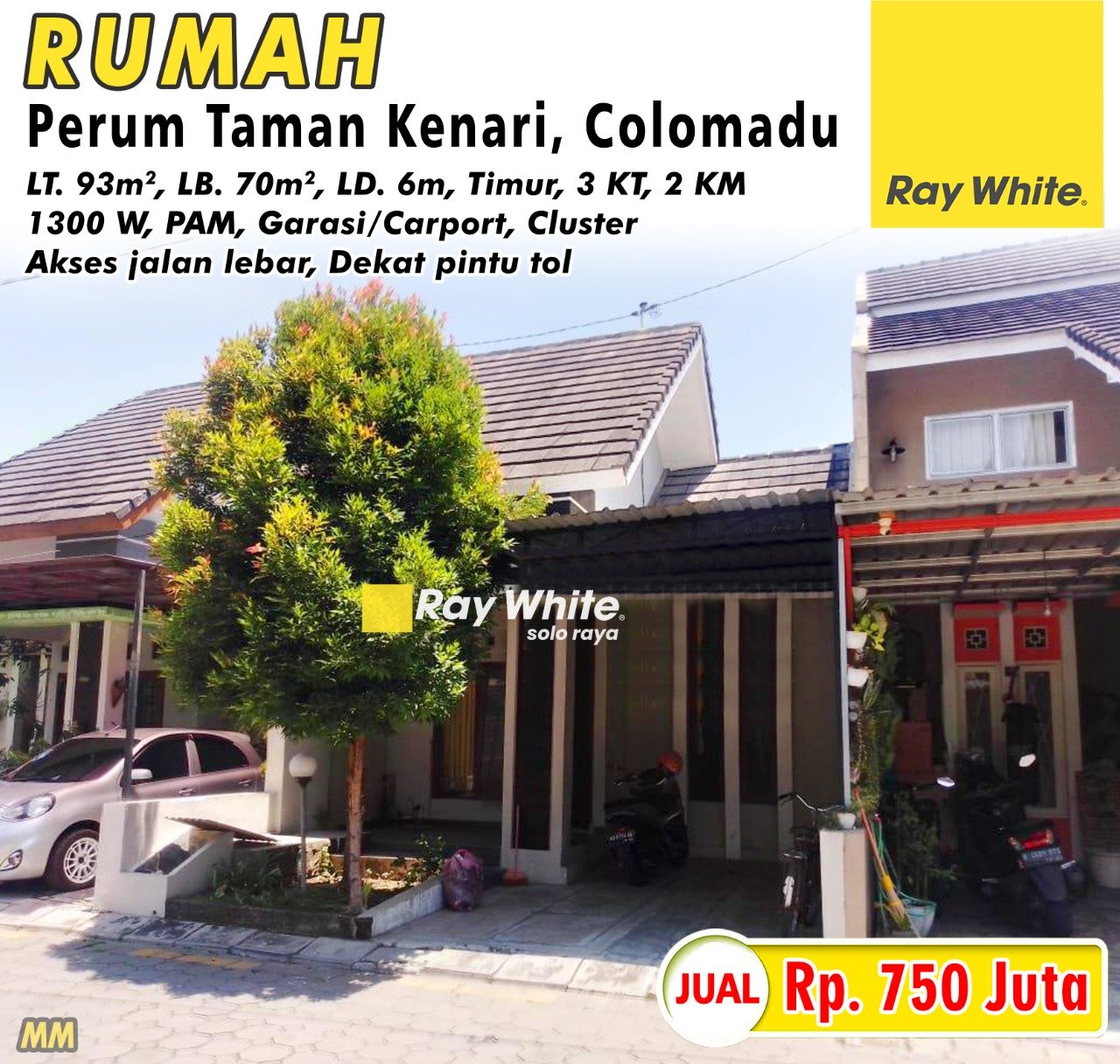Meme-Rumah jual perum taman kenari gonggangan colomadu karanganyar. Hrg 750Jt (pra listing)