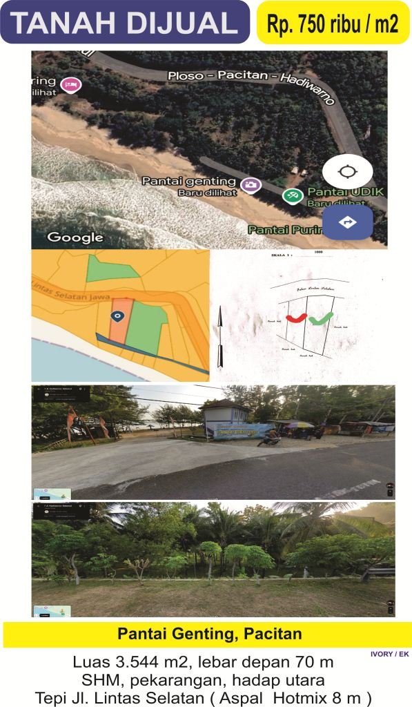 Pacitan Pantai Genting LT 3544