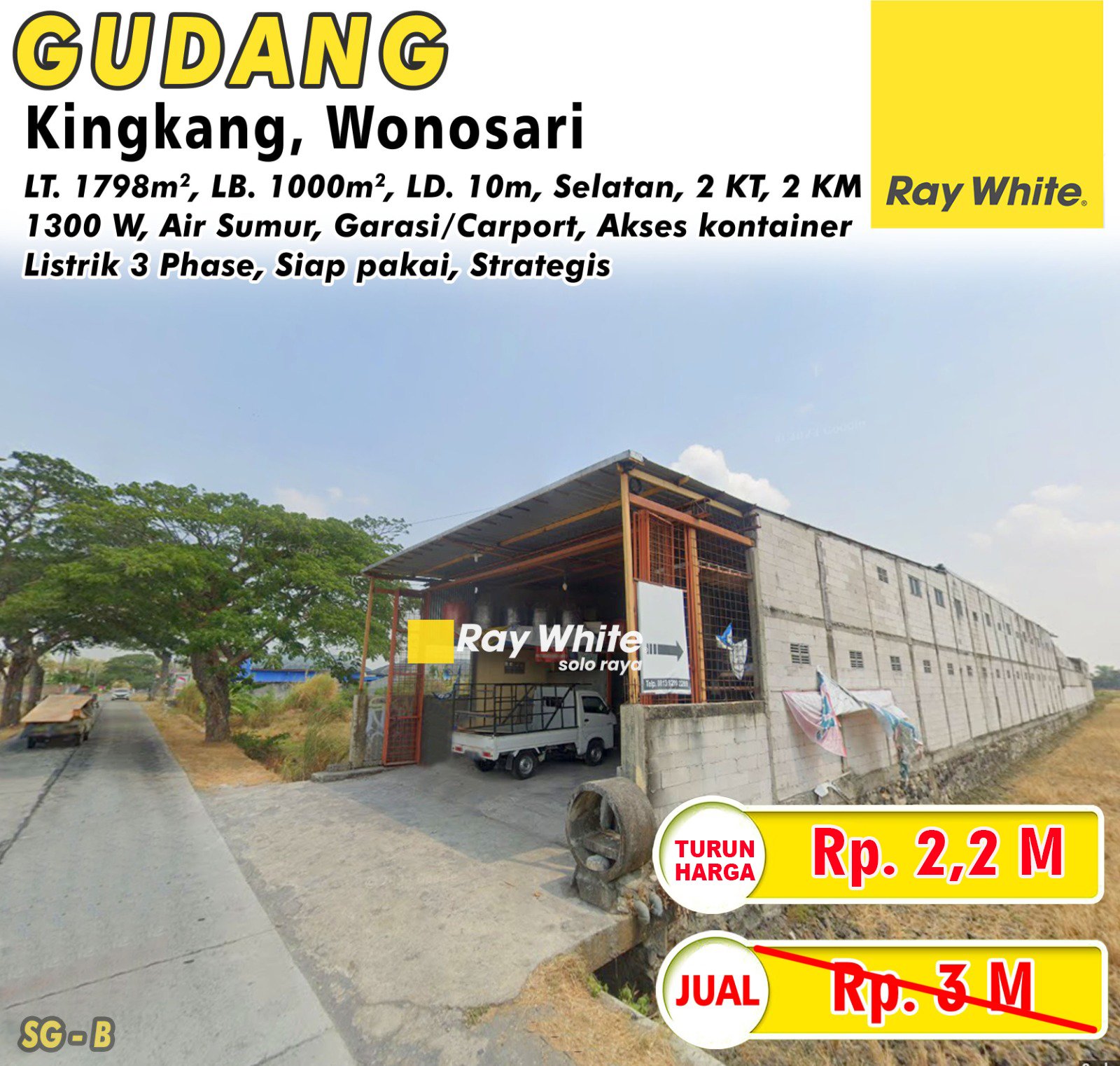 Sugiman-Gudang jual samben kingkang wonosari klaten. Hrg 3M turun jd 2,2M. Grade B (pra listing)
