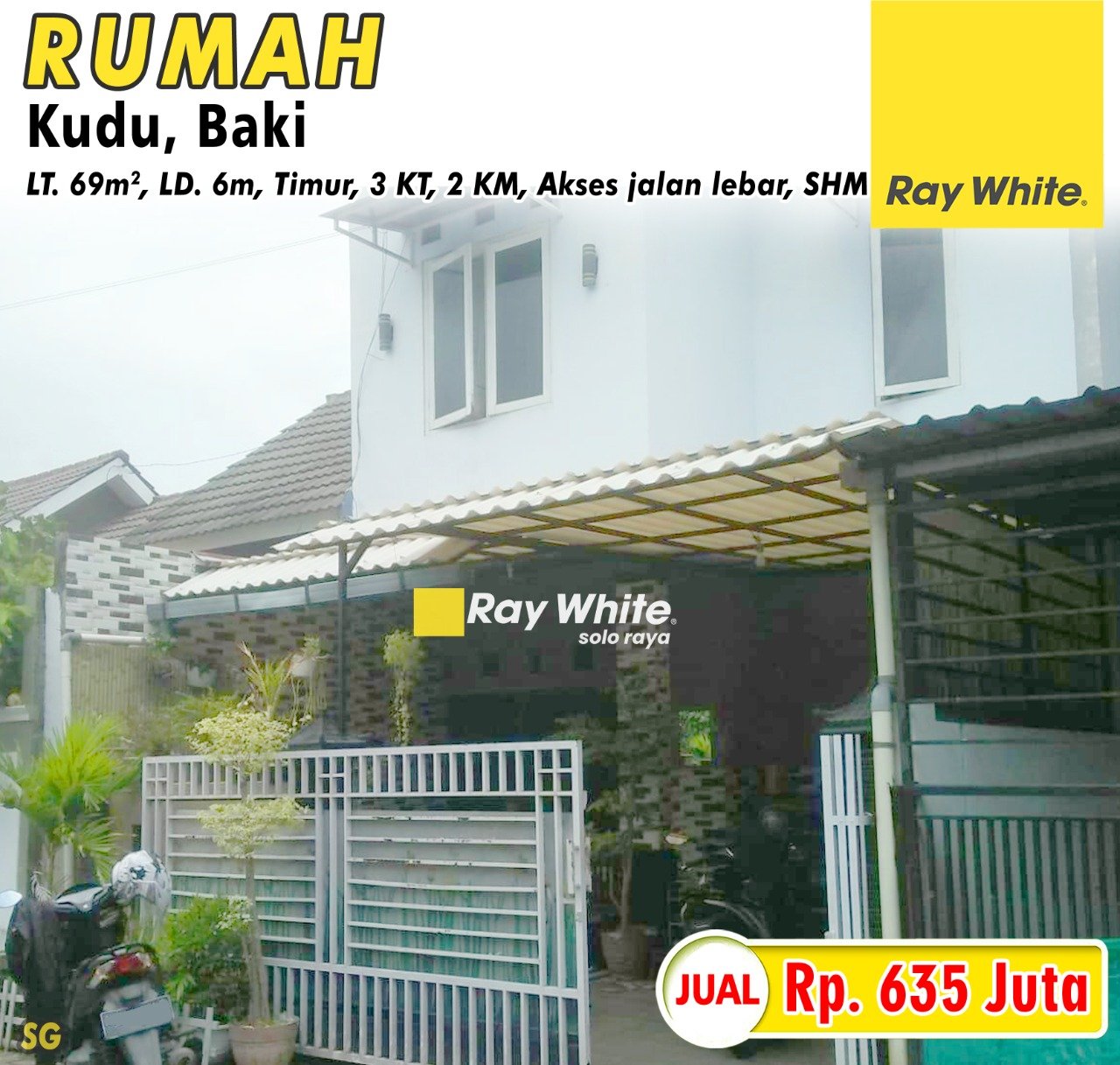 Sugiman-Rumah jual perumahan tower hunian kudu baki sukoharjo. SHM 0261. Hrg 635Jt