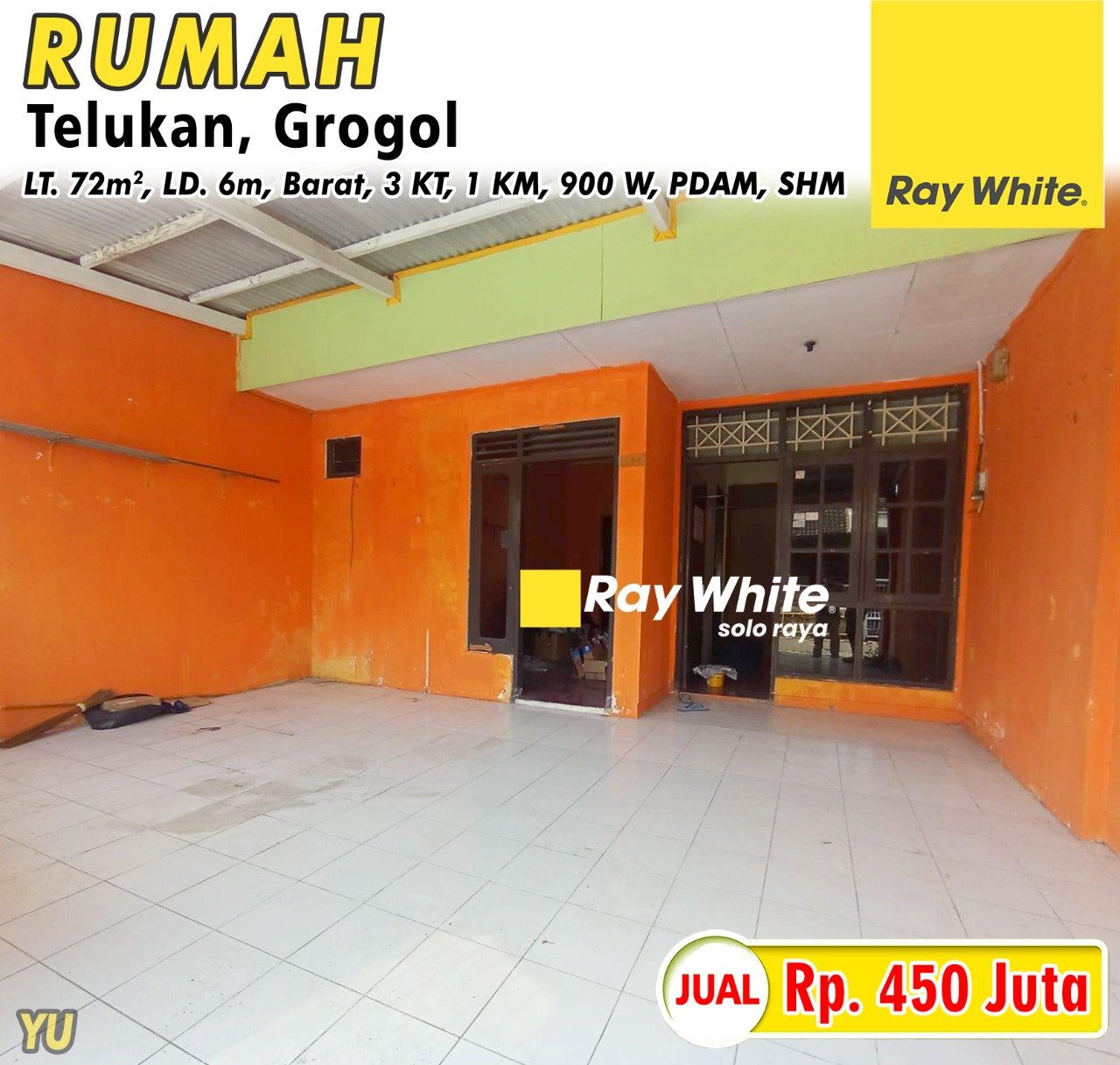 Yuniar-Rumah jual jl. antasena telukan grogol sukoharjo. SHM 4659. Hrg 450Jt