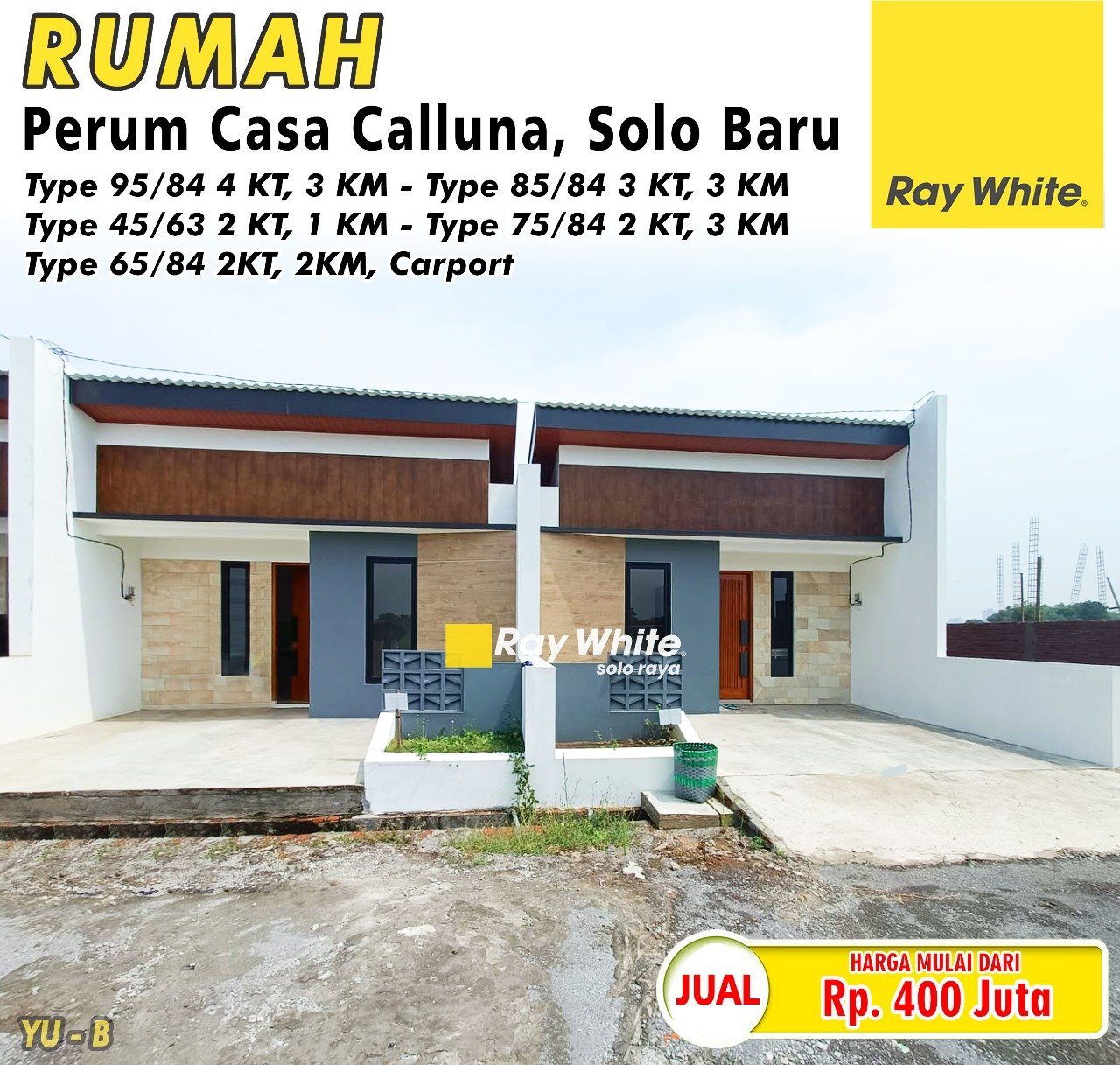 Yuniar-Rumah jual perum casa calluna solo baru telukan grogol sukoharjo. MOU. Hrg 400Jt. GRade B
