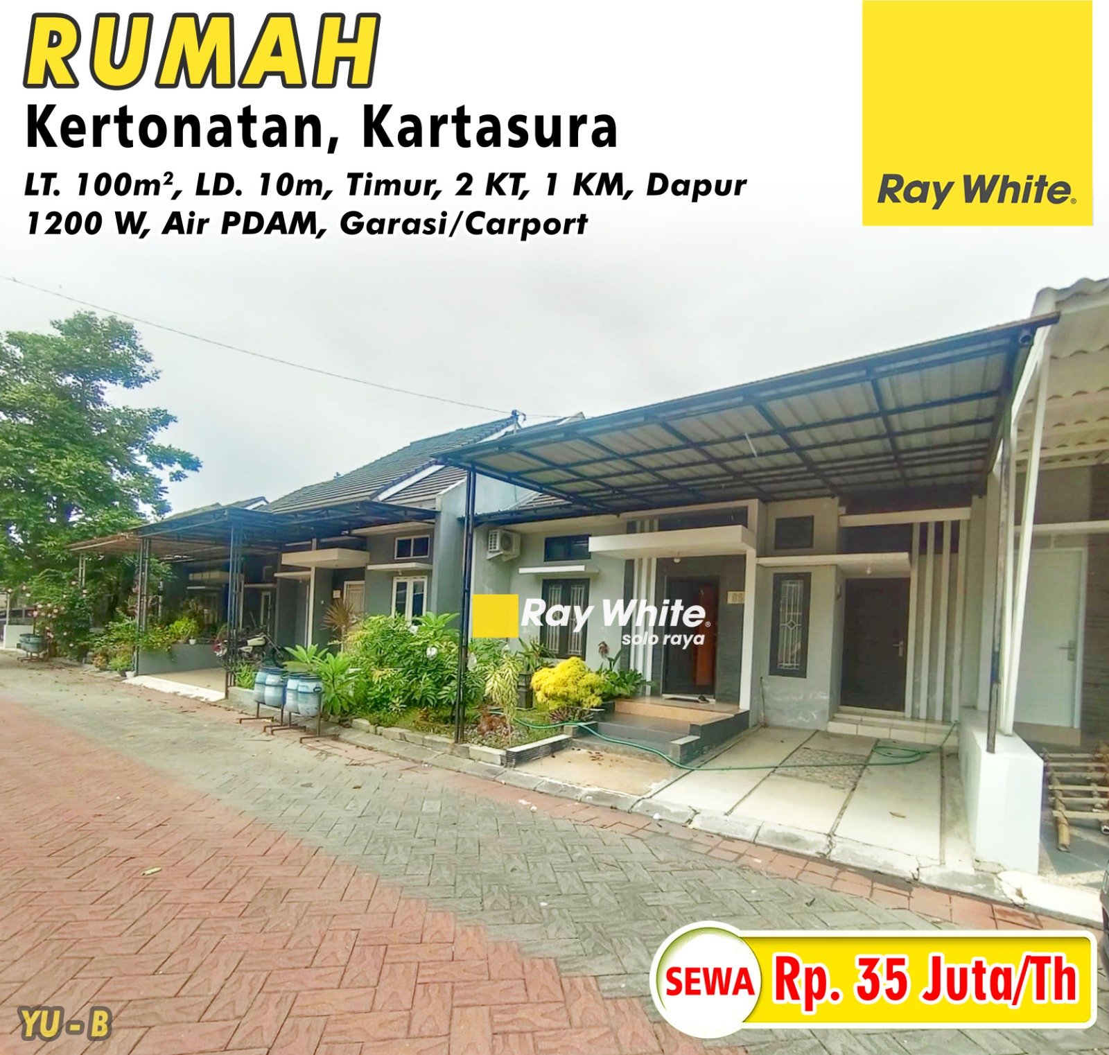 Yuniar-Rumah sewa kertonatan kartasura sukoharjo. HRg 35jt per th