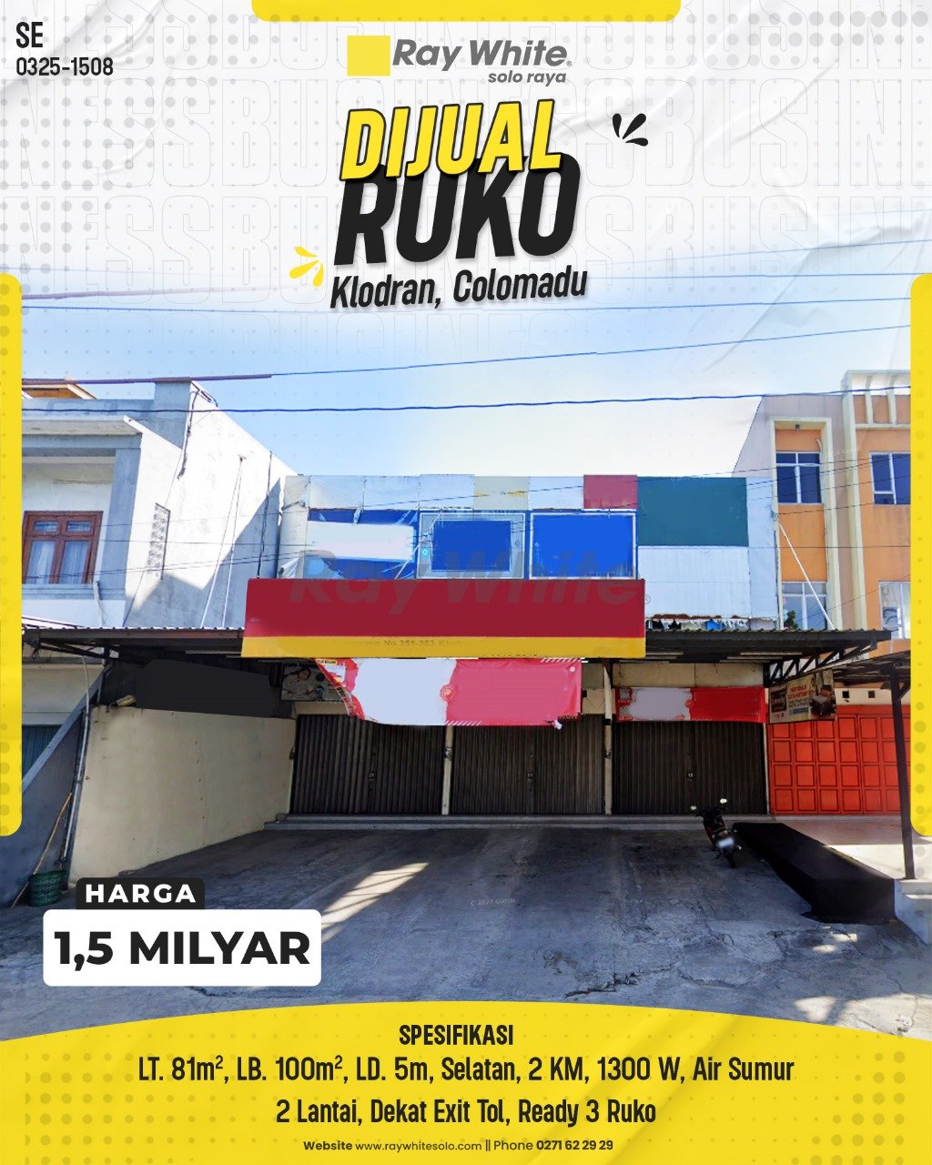 1508-1510. Searle-Ruko jual klodran colomadu karanganyar. sHM 2951,49,48. HRg 1,5M