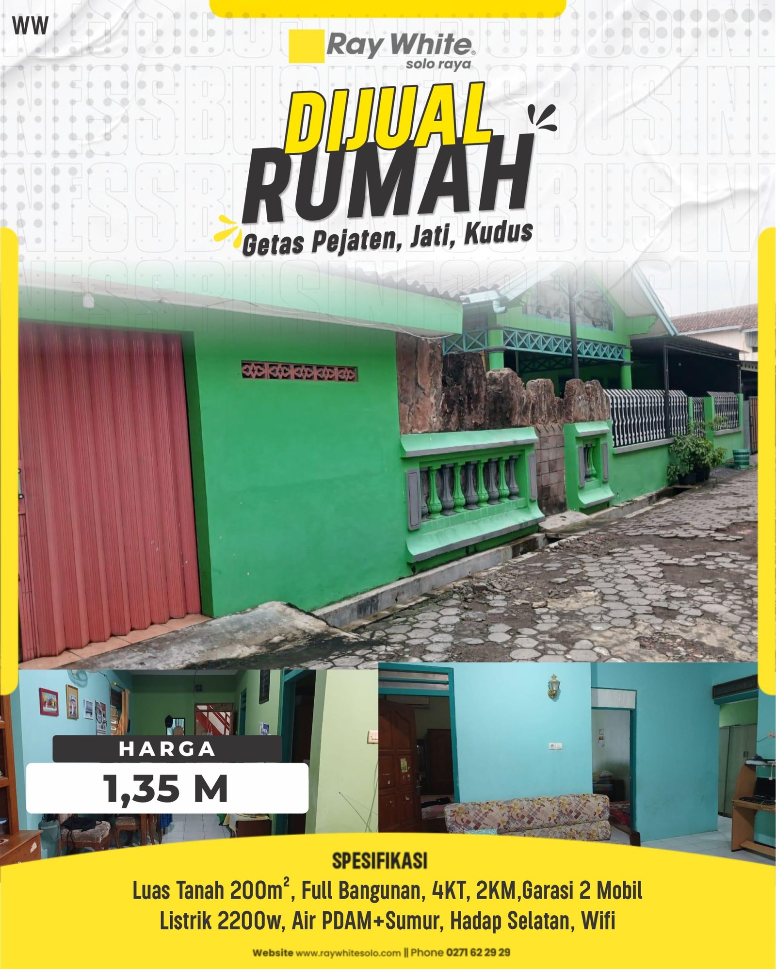 Winny Rumah Jual perum djarum no 10, rt08 rw02, kel. getas pejaten, kec. Jati, kab. Kudus, jawa tengah
