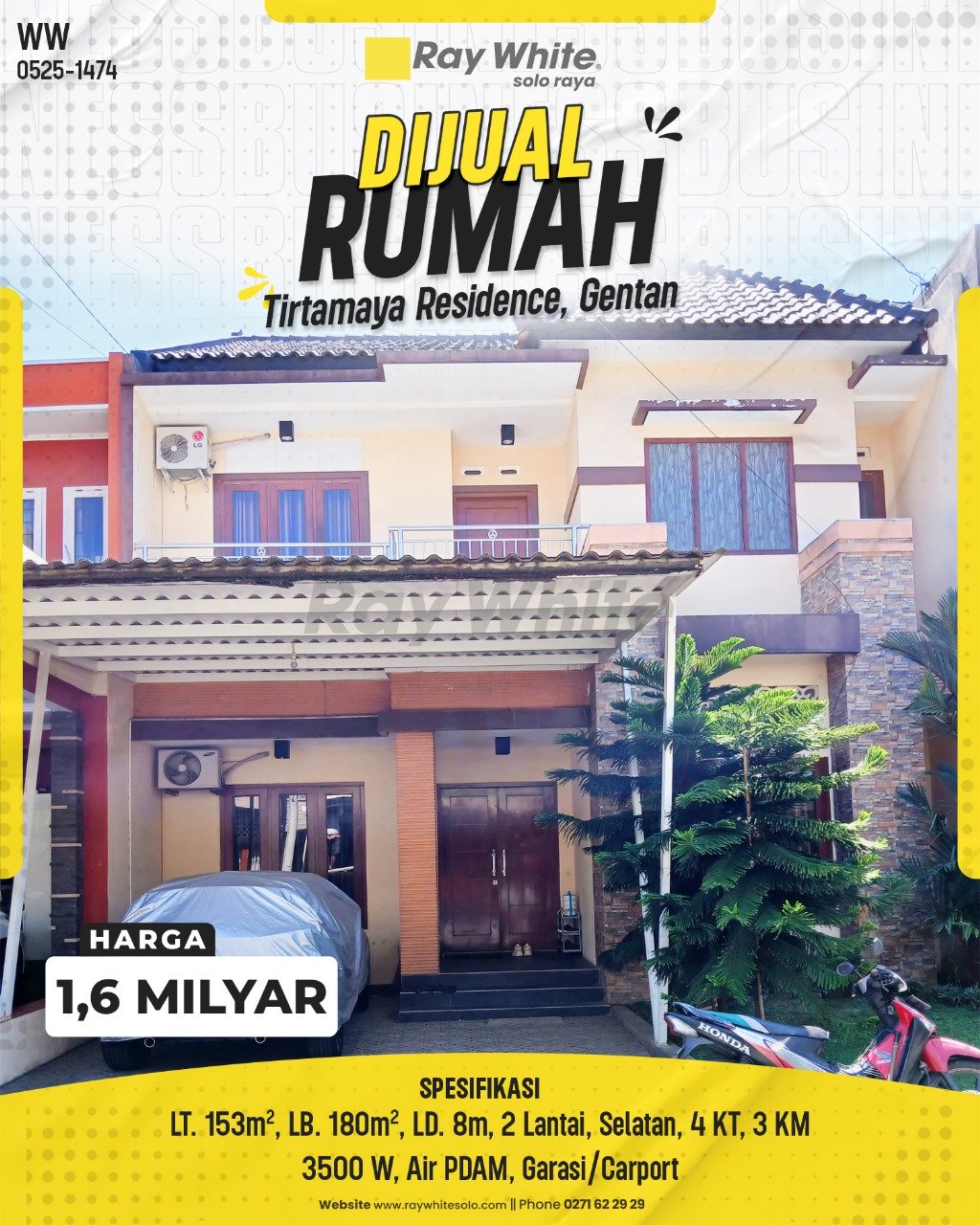1474. Winny -Rumah Jual Tirtamaya Residence Waru Baki Sukoharjo. HRg 1,6 Milyar(pralisting)