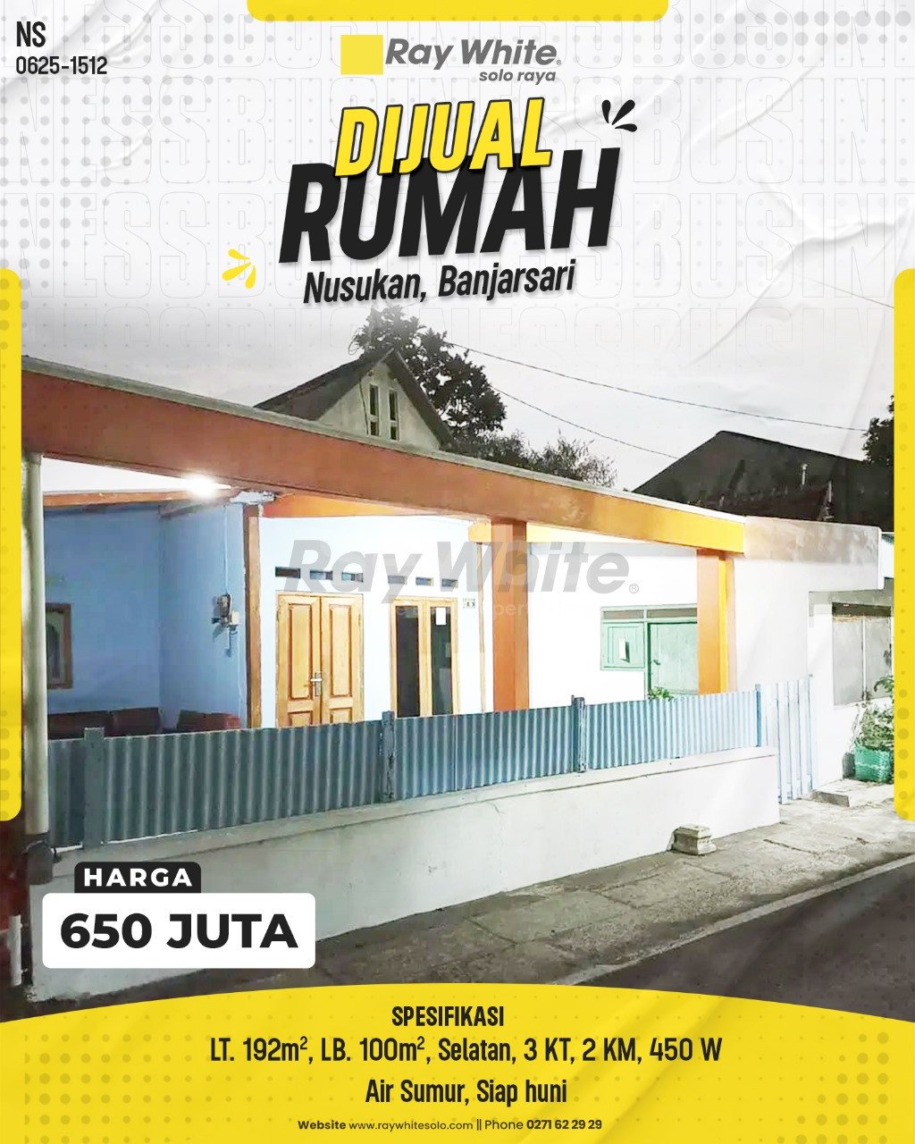 1512. Nysa-Rumah Jual Jl. Jenggolo Praon Nusukan Banjarsari Surakarta. HRg 650 Juta(pralisting)
