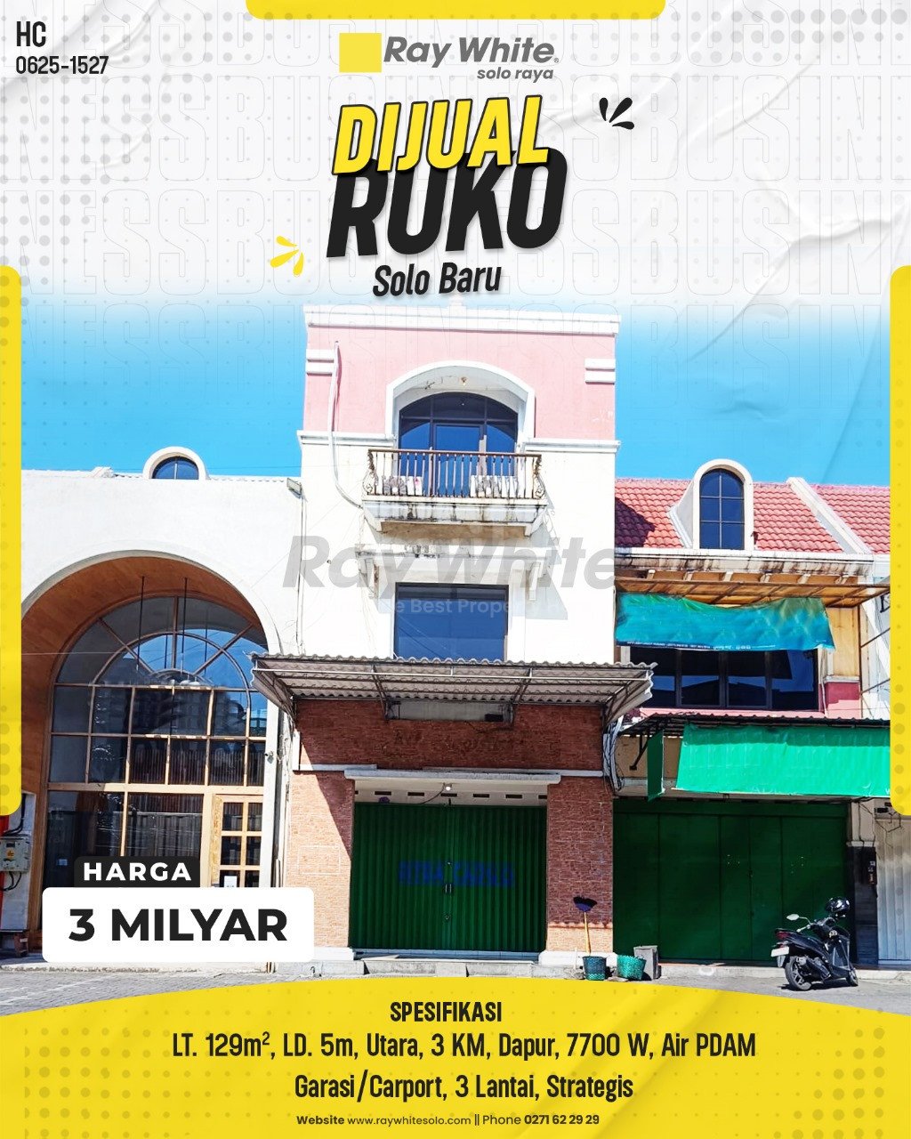 1527. Hari CS-Ruko Jual Ruko Solo Bisnis Madegondo Grogol Sukoharjo. HRg 3 Milyar(pralisting)