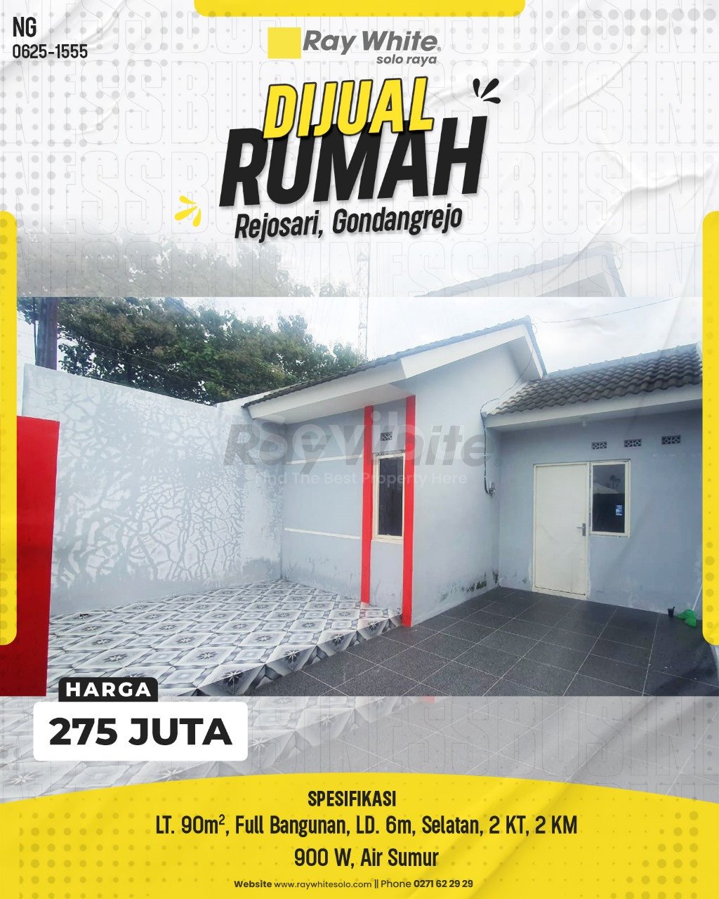 1555. Nanang-Rumah Jual Perum Marison Wonorejo Rejosari Gondangrejo Karanganyar. HRg 275 Juta (pralisting)