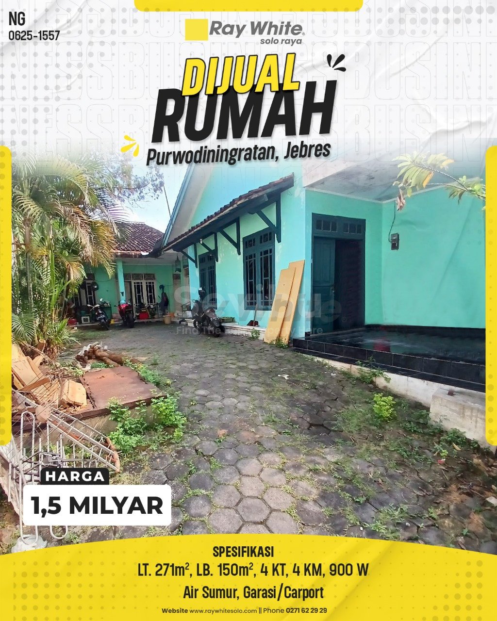 1557. Nanang-Rumah Jual Purwodiningratan Jebres Surakarta. HRg 1,5 Milyar(pralisting)