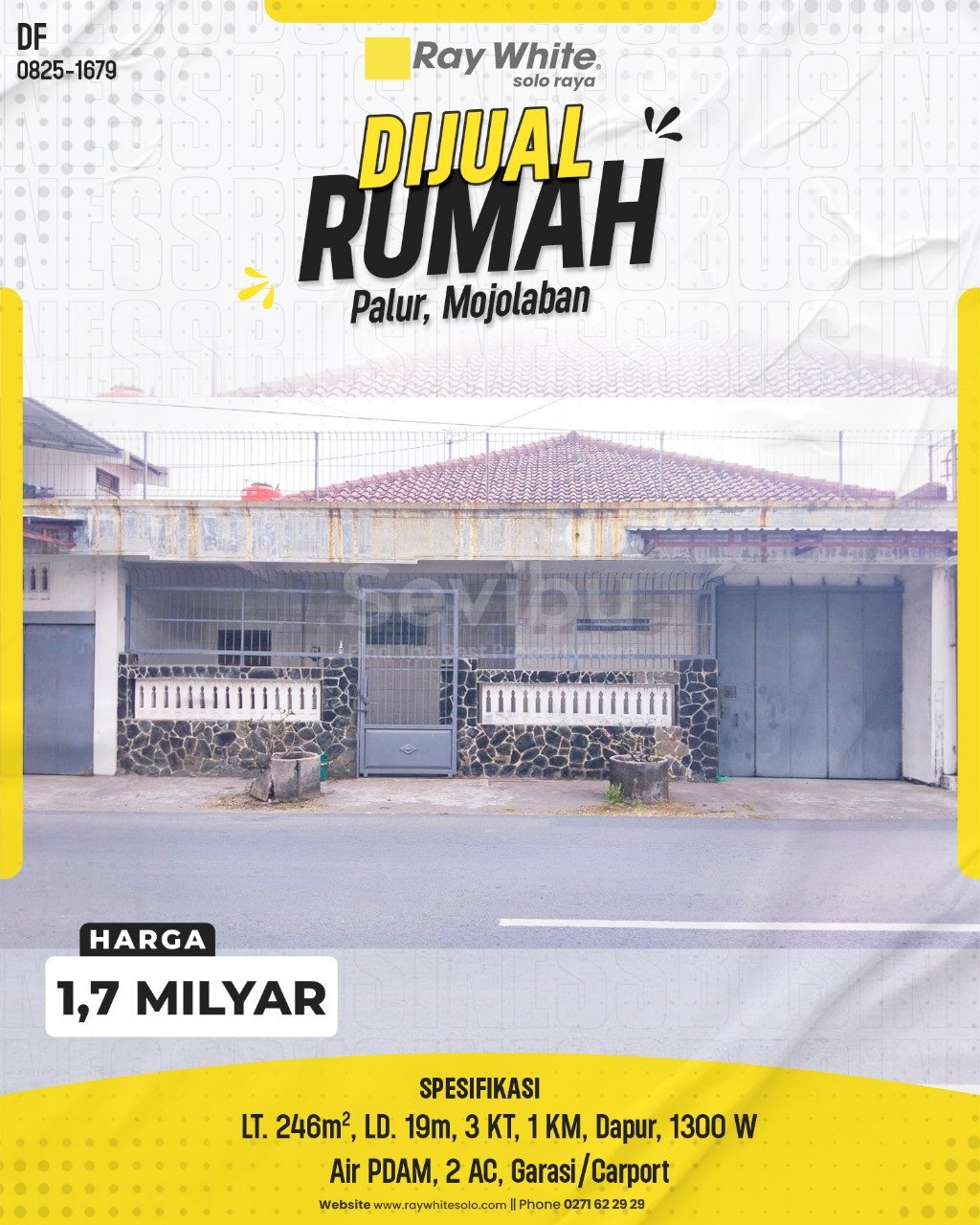 1679. Defri-Rumah Jual Palur Mojolaban Sukoharjo. HRg 1,7 Milyar(pralisting)