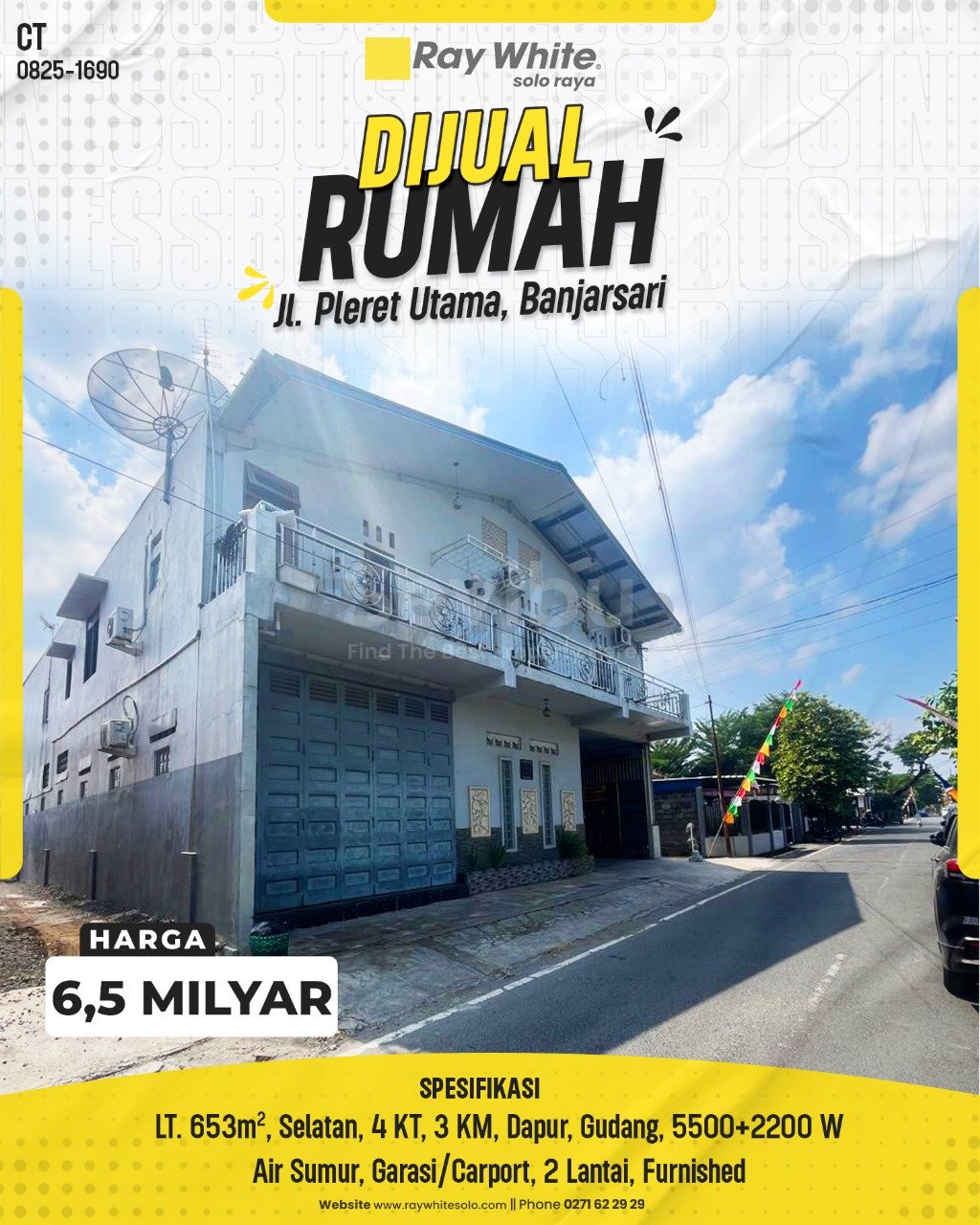 1690. Citra-Rumah Jual Jl. Pleret Utama Banyuanyar Banjarsari Surakarta. SHM 4870. HRg 6,5 Milyar
