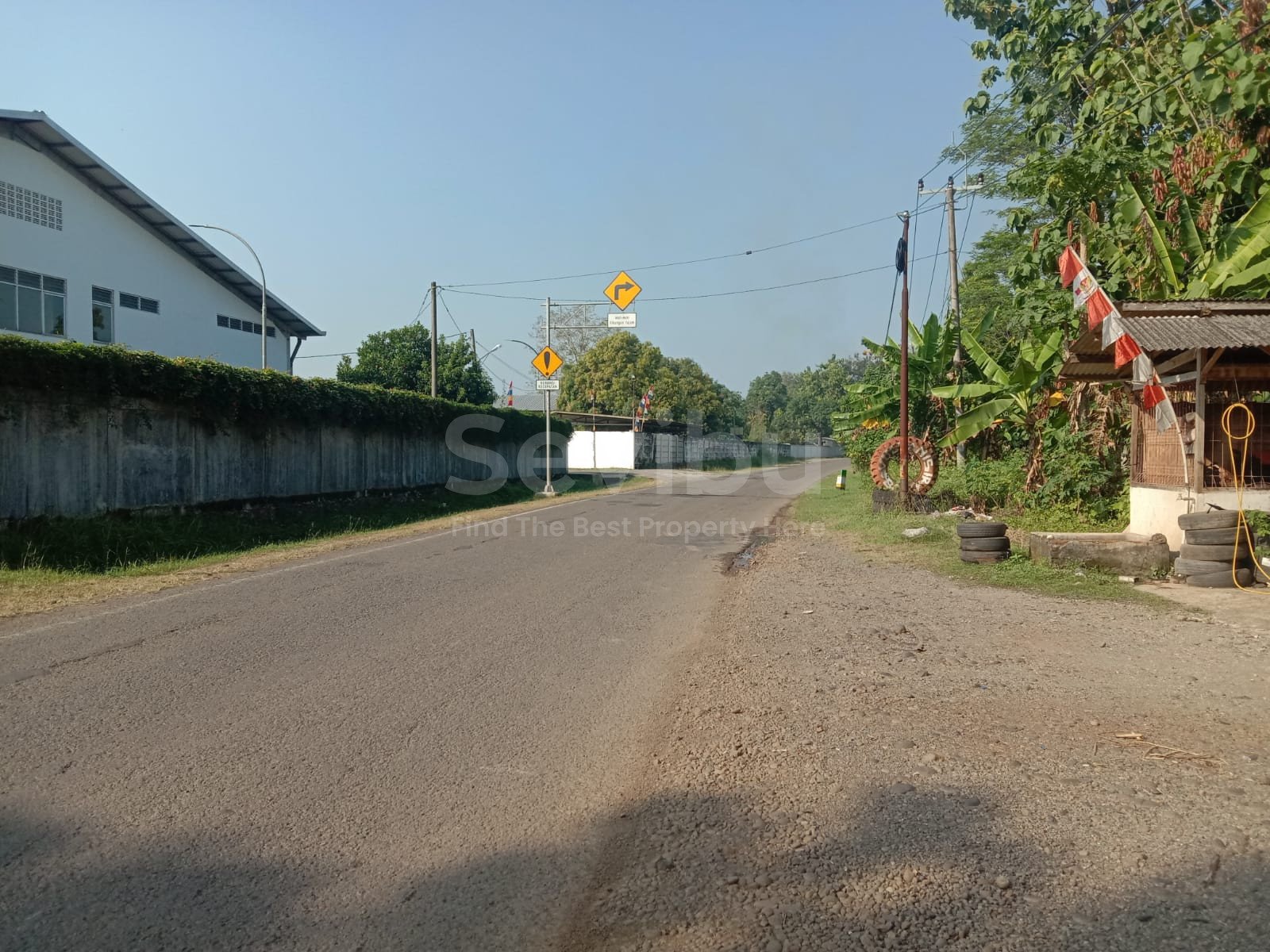 tampak jalan arah Subang Indramayu