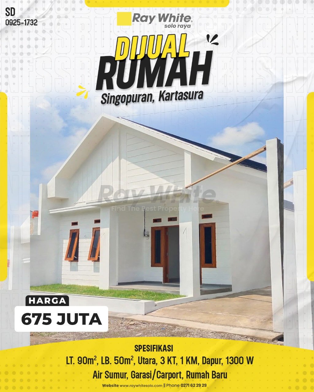 1732. Sahid-Rumah Jual Perumahan Satya Graha Singopuran Kartasura Sukoharjo. SHM NIB.06958.0. HRg 675 Juta