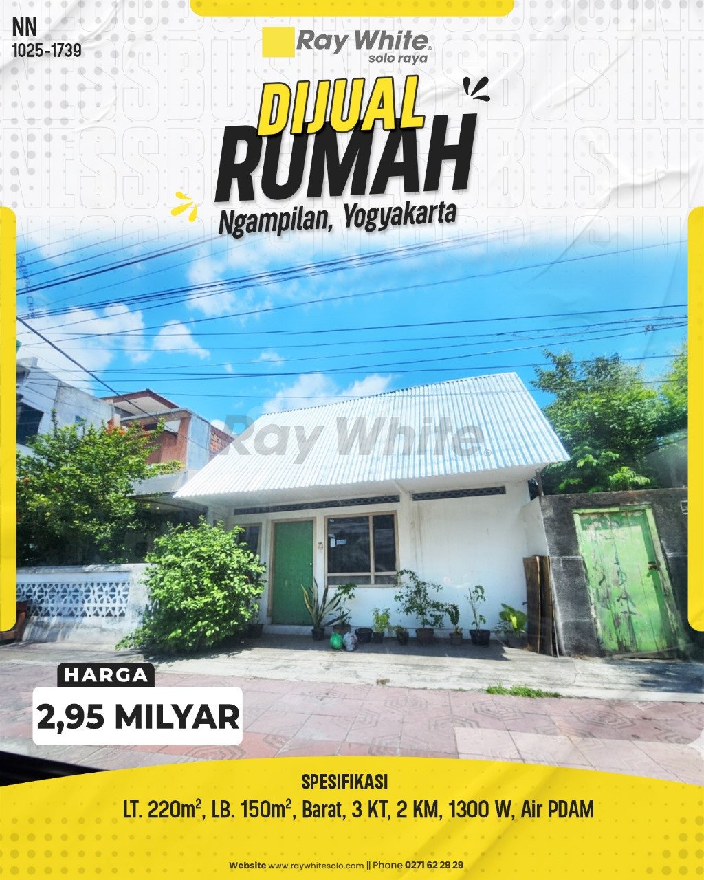 1739. Nanik-Rumah Jual Ngampilan Ngampilan Ngampilan Yogyakarta. SHM 1247. HRg 2,95 Milyar