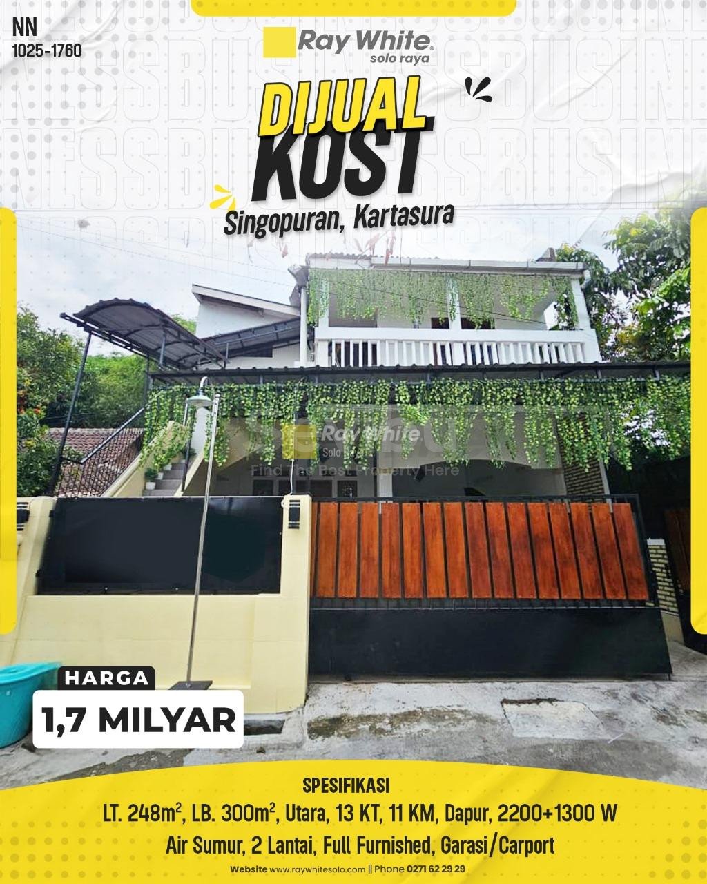 1760.-Nanik-Kost-Jual-Singopuran-Kartasura-Sukoharjo.-SHM-1499.-HRg-17-Milyar