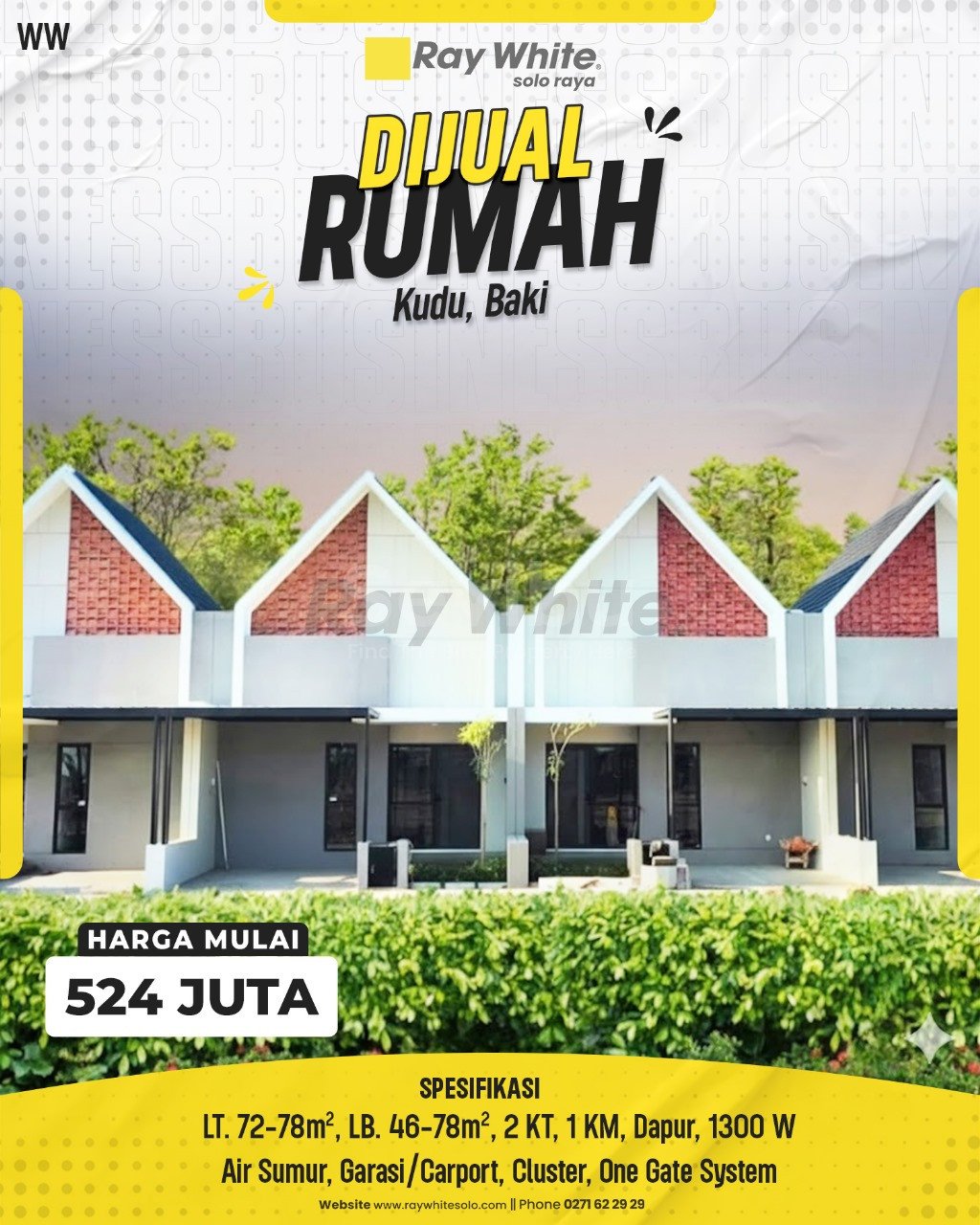 Winny-Rumah jual kudu baki sukoharjo. HRg 524Jt (non listing)