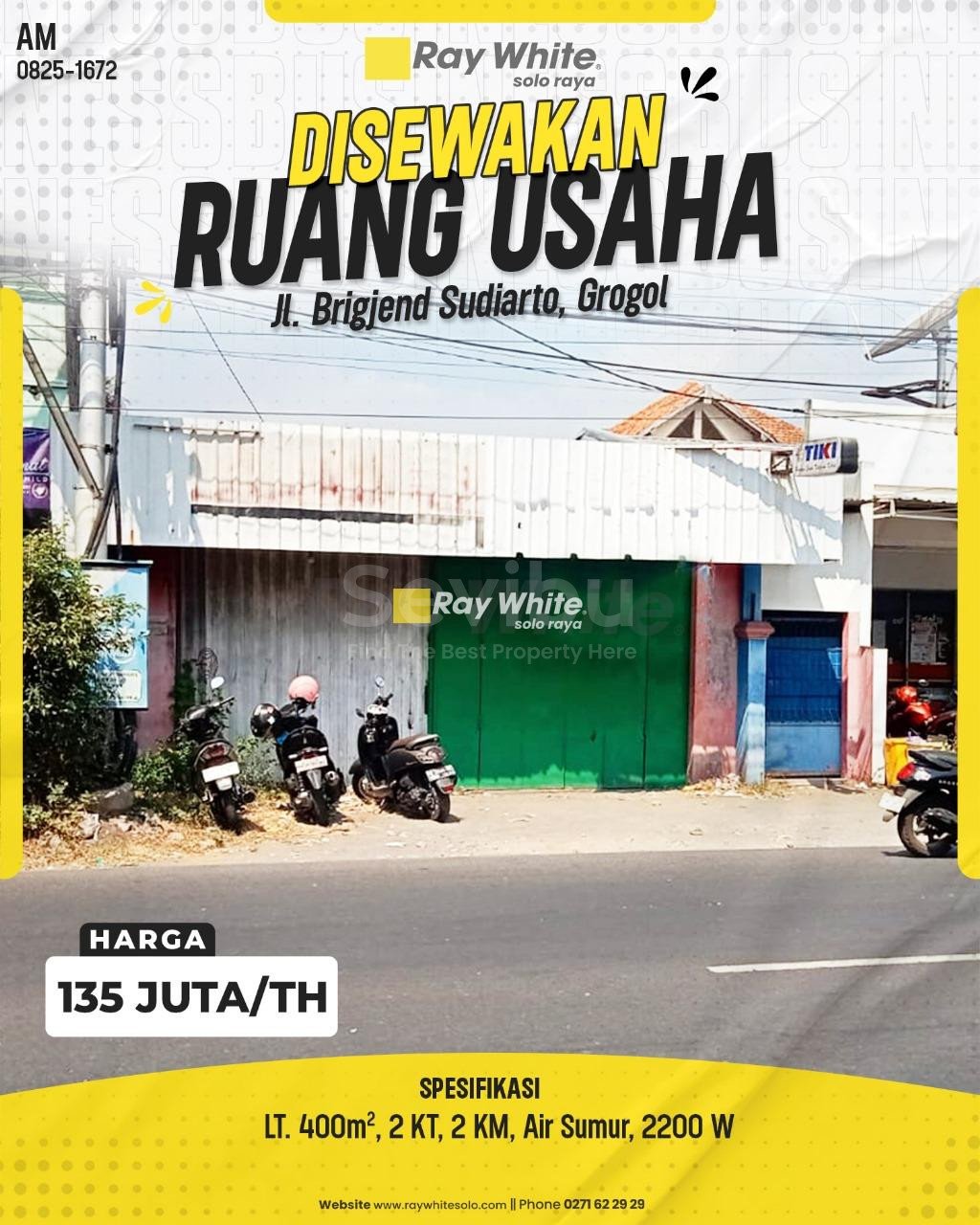 1672.-Amrih-Ruang-usaha-Sewa-Jl.-Brigjend-Sudiarto.-HRg-135-Juta-per-Thpralisting