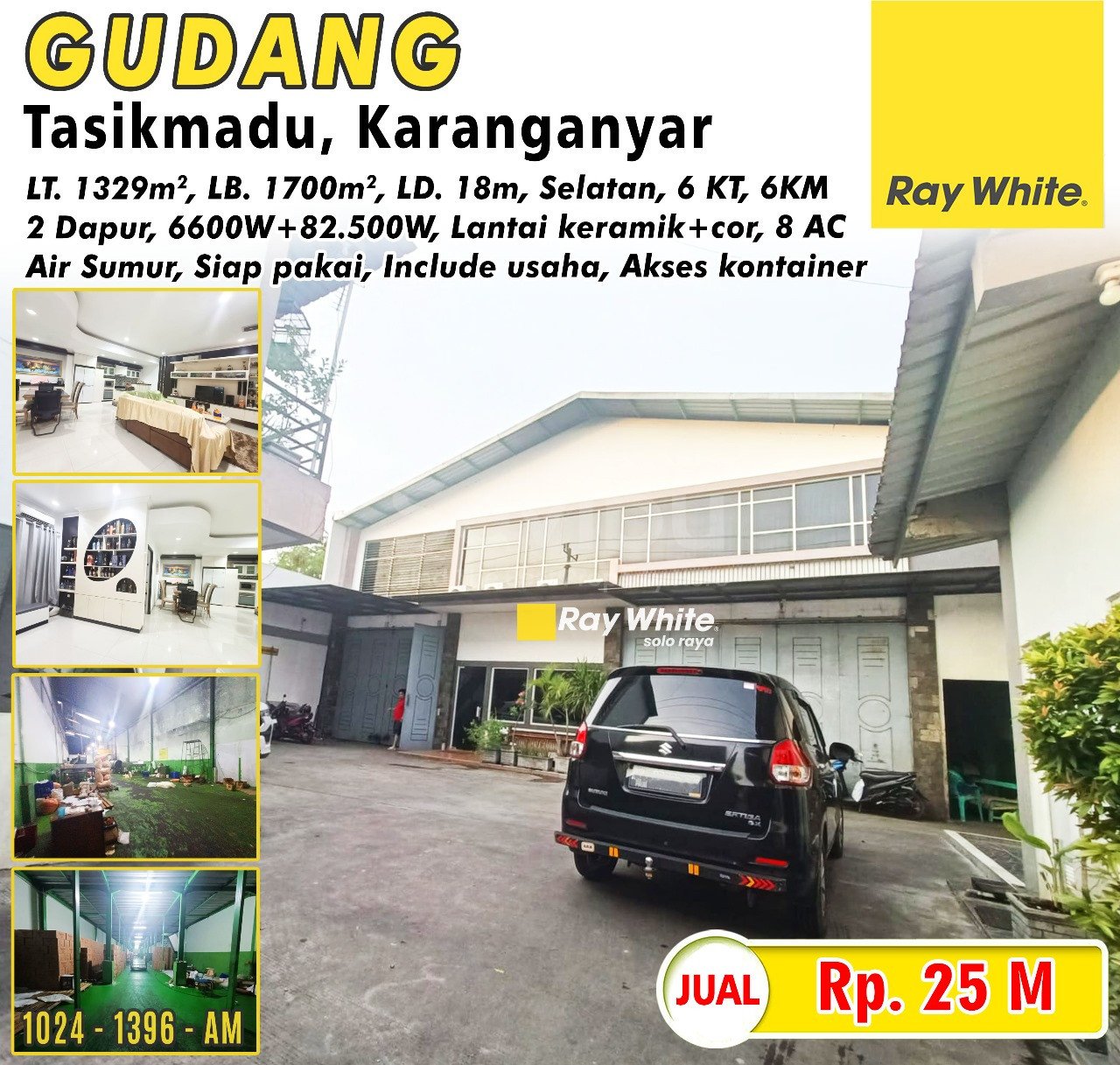 1396. Amrih-Gudang jual tasikmadu buran karanganyar. SHM 1112. HRg 25M