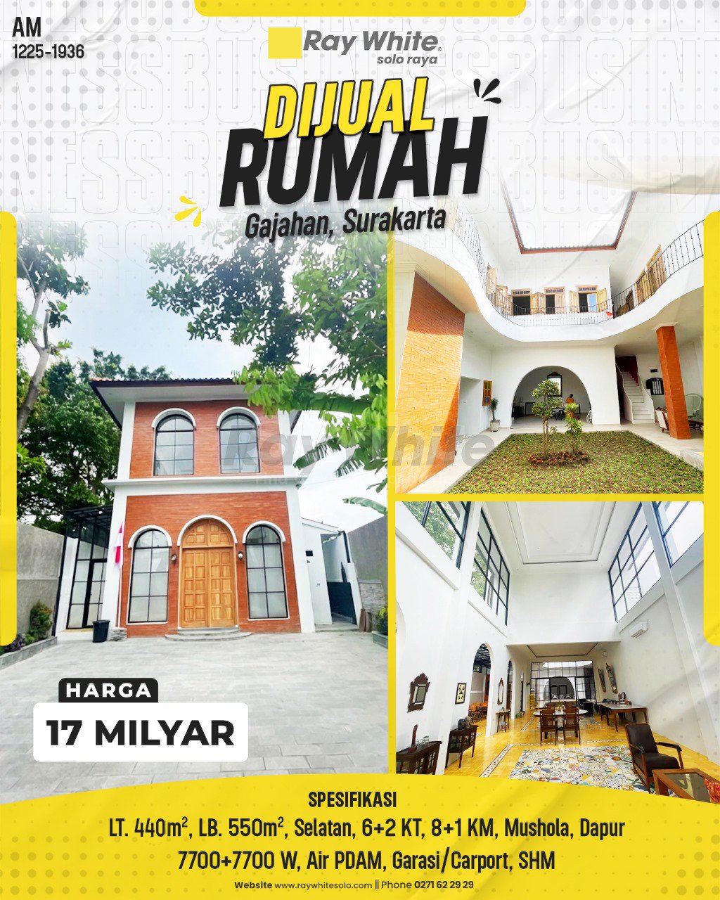 1936. Amrih-Rumah Jual Gajahan Surakarta. HRg 17 Milyar(pralisting) (2)