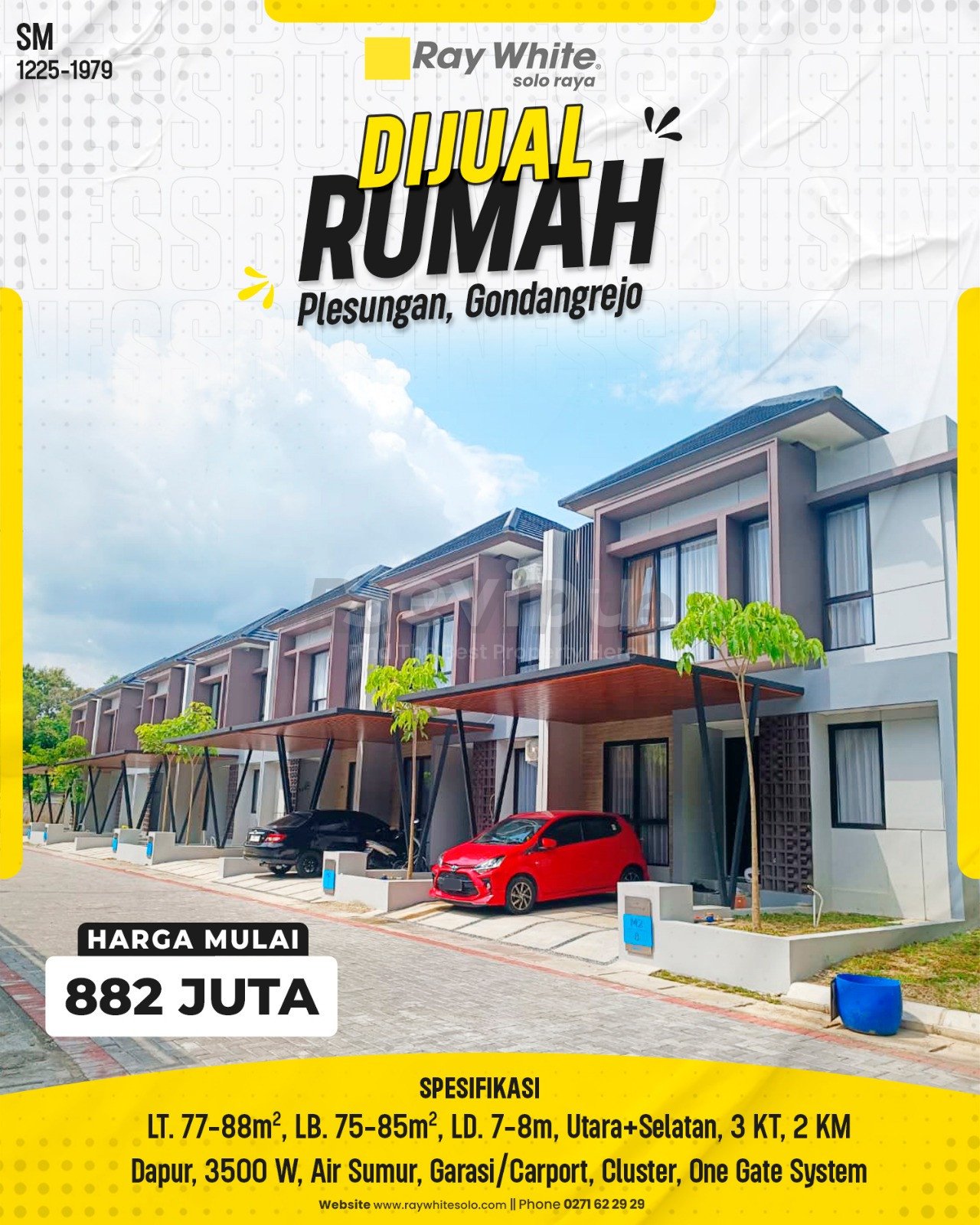 1979. Samuel-Rumah Jual Perumahan Solo Urbana City Jl. Ring Road Plesungan Gondangrejo Karanganyar. HRg mulai 882 Juta – 1001 Milyar(pralisting)
