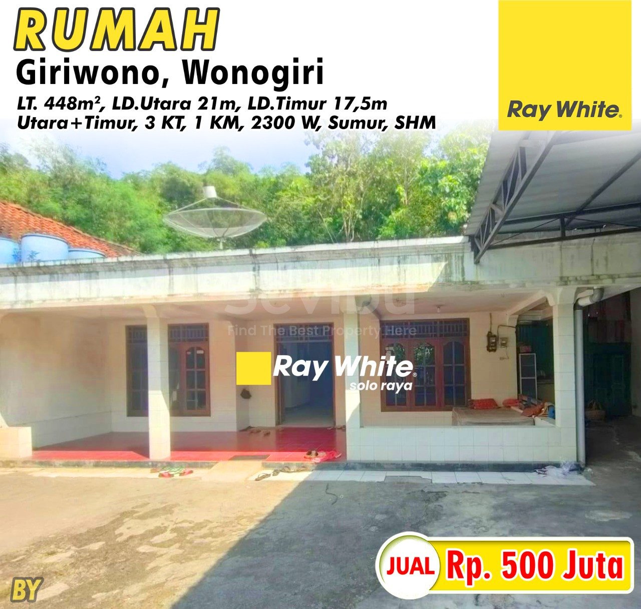 Bayu-Rumah jual Giriwono wonogiri. SHM 2311. Hrg 500Jt