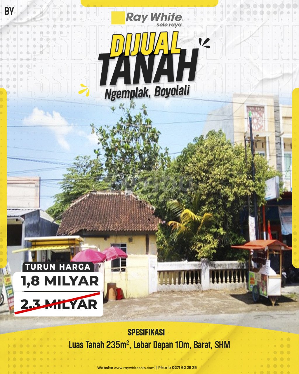 Bayu-Tanah jual Jl. mangu ngesrep ngemplak boyolali. SHM 4171. Hrg 3M turun jadi 1,8M (2)