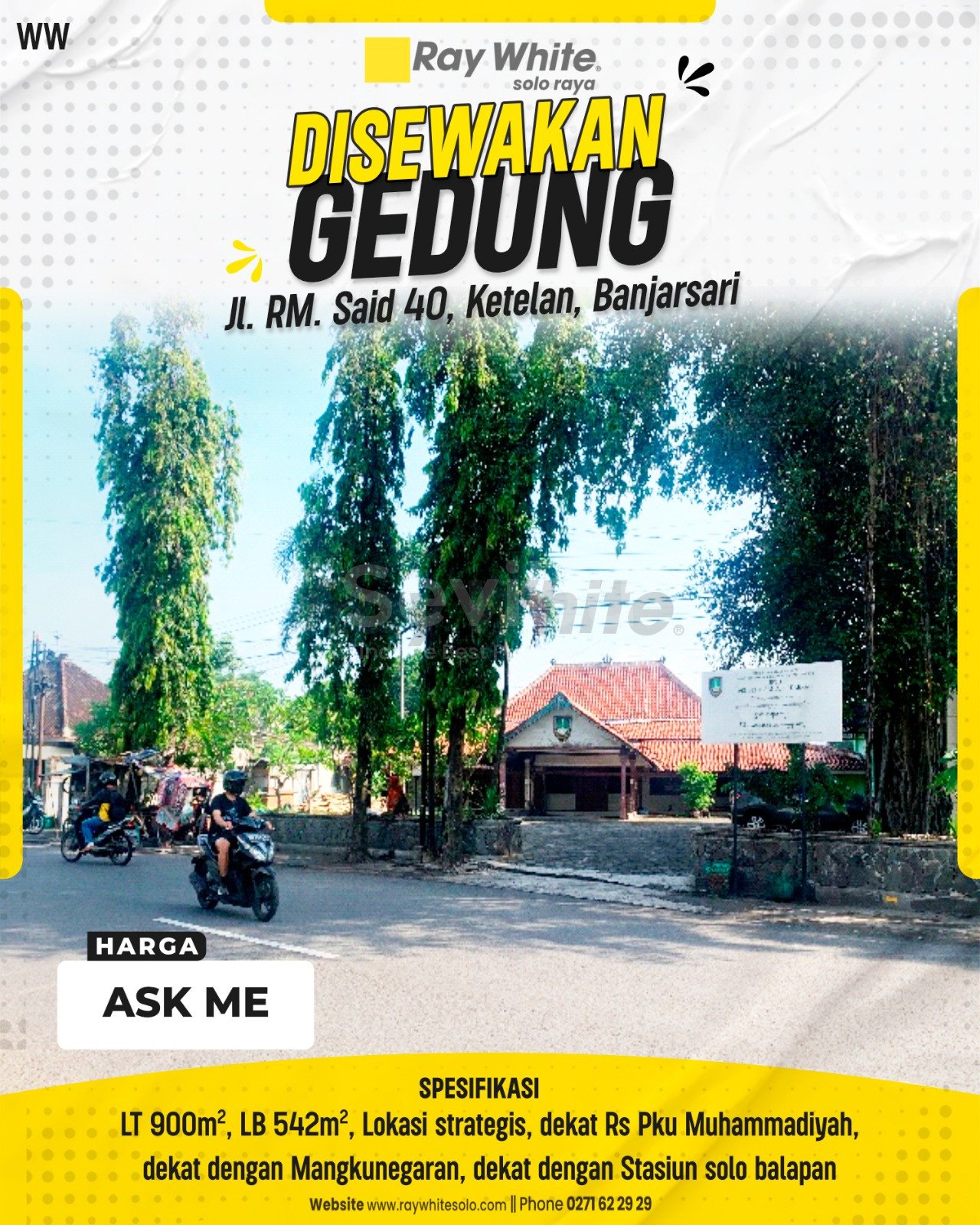 Winny-GEdung disewakan jl. RM said ketelan banjarsari surakarta (non listing)