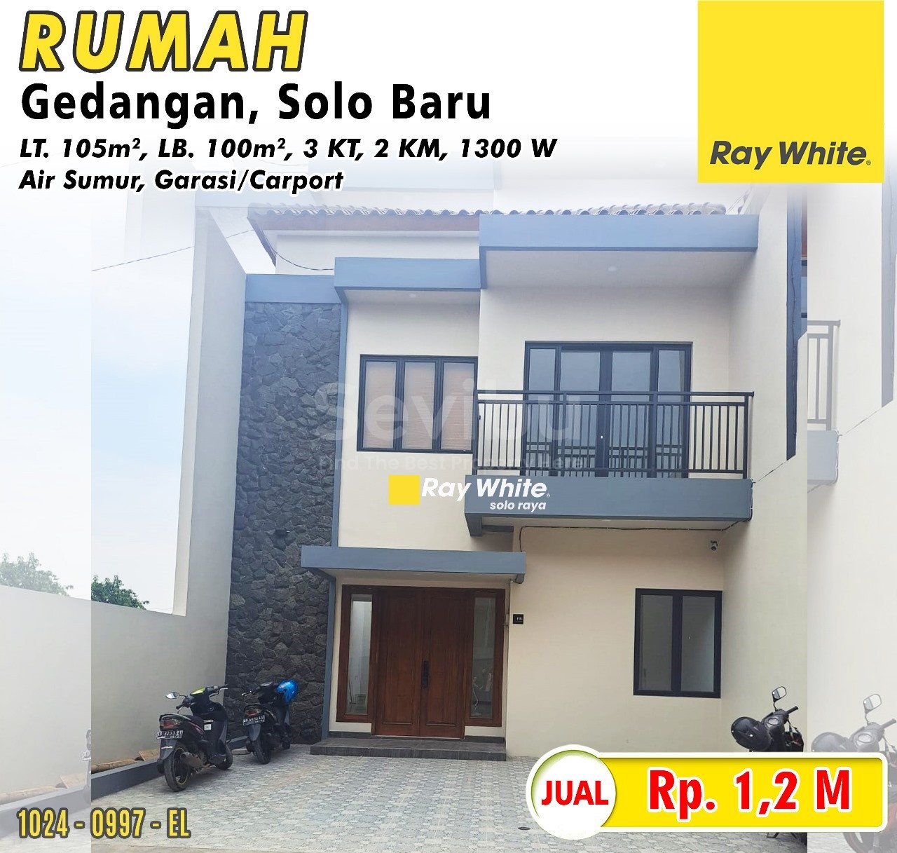 0997. Elsye-Rumah jual Solo baru gedangan grogol sukoharjo. HRg 1,2M (pra listing)