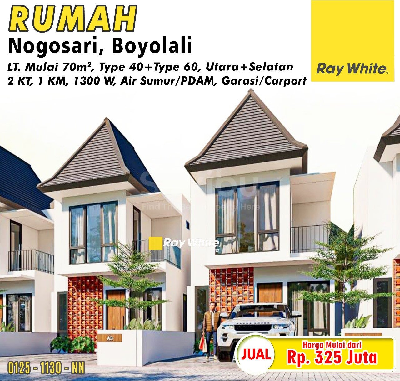 1130. Nanik-Rumah jual jl. ngemplak ketitang nogosari boyolali. HRg 325Jt (pra listing)