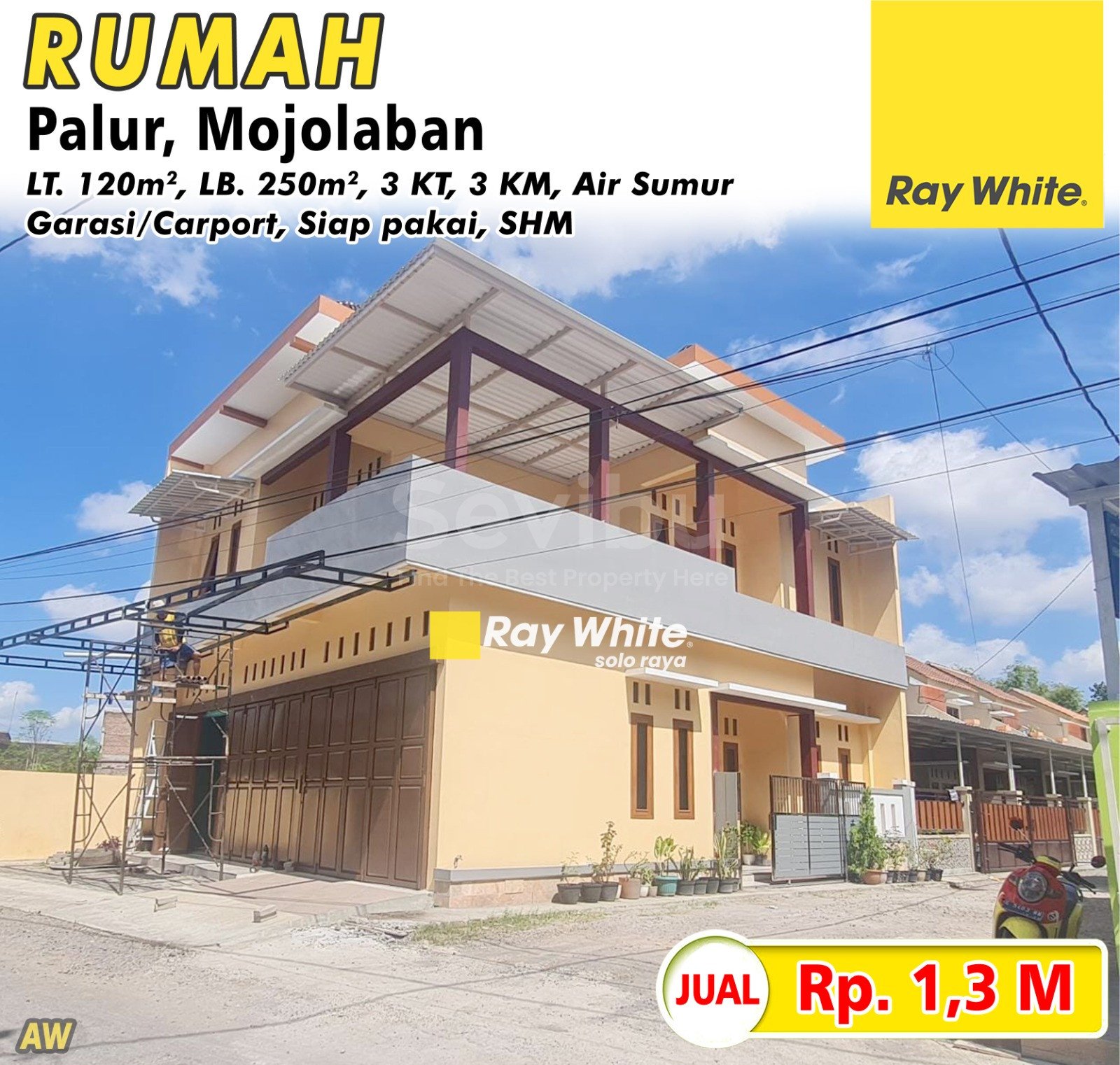 Awan-Rumah jual palur mojolaban sukoharjo. Hrg 1,3M (non listing)